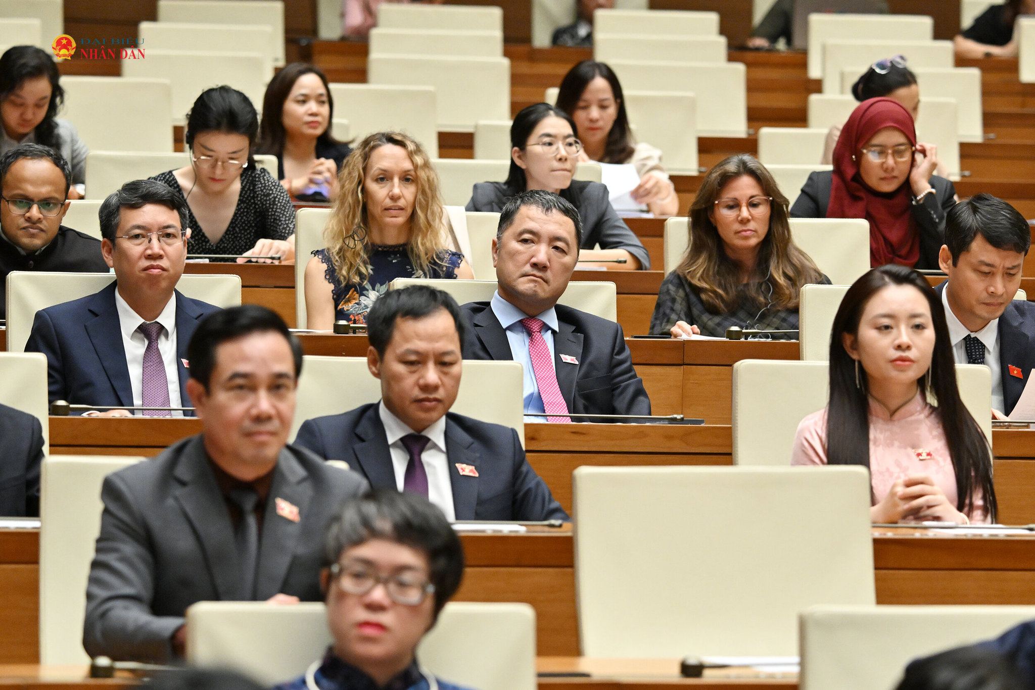 Các đại biểu tham dự buổi lễ.