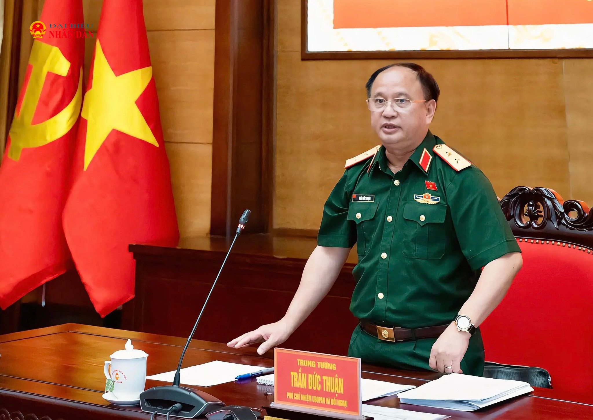 Phó Chủ nhiệm Ủy ban Quốc phòng, An ninh và Đối ngoại, Trung tướng Trần Đức Thuận, ĐBQH tỉnh Nghệ An