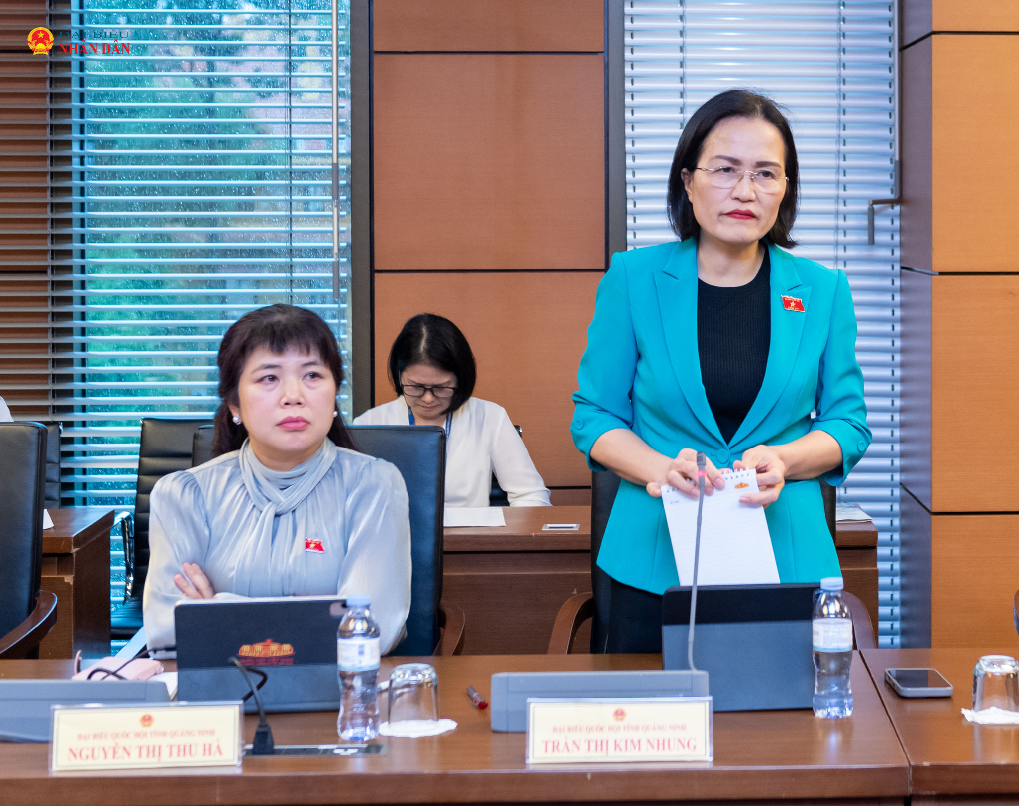 ĐBQH Trần Thị Kim Nhung (Quảng Ninh) phát biểu