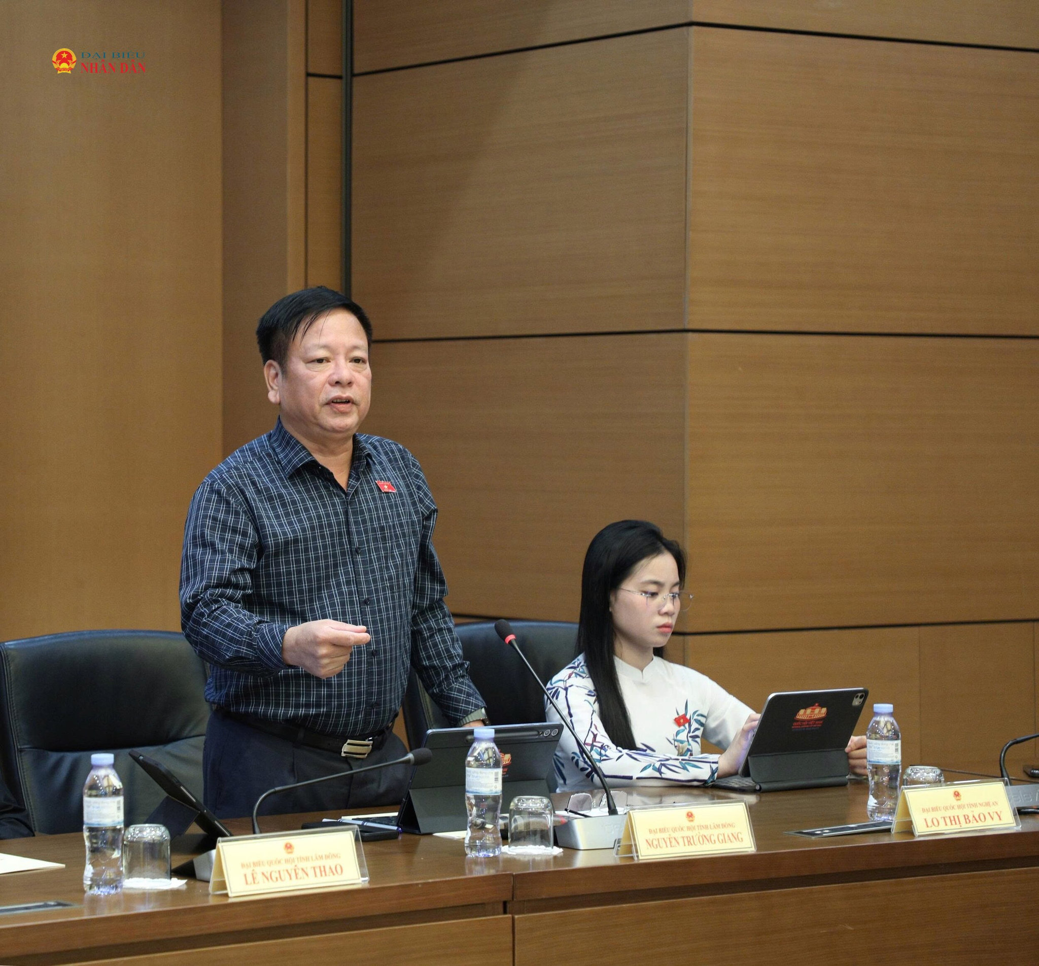ĐBQH Nguyễn Trường Giang (Lâm Đồng) phát biểu