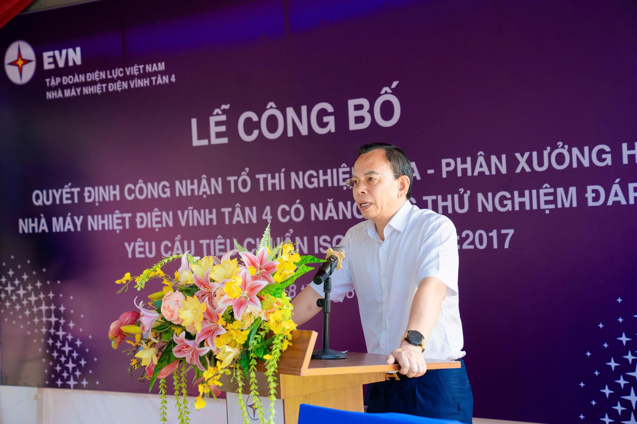 Giám đốc Nhà máy Vũ Thanh Hải chia sẻ ý nghĩa của chứng chỉ