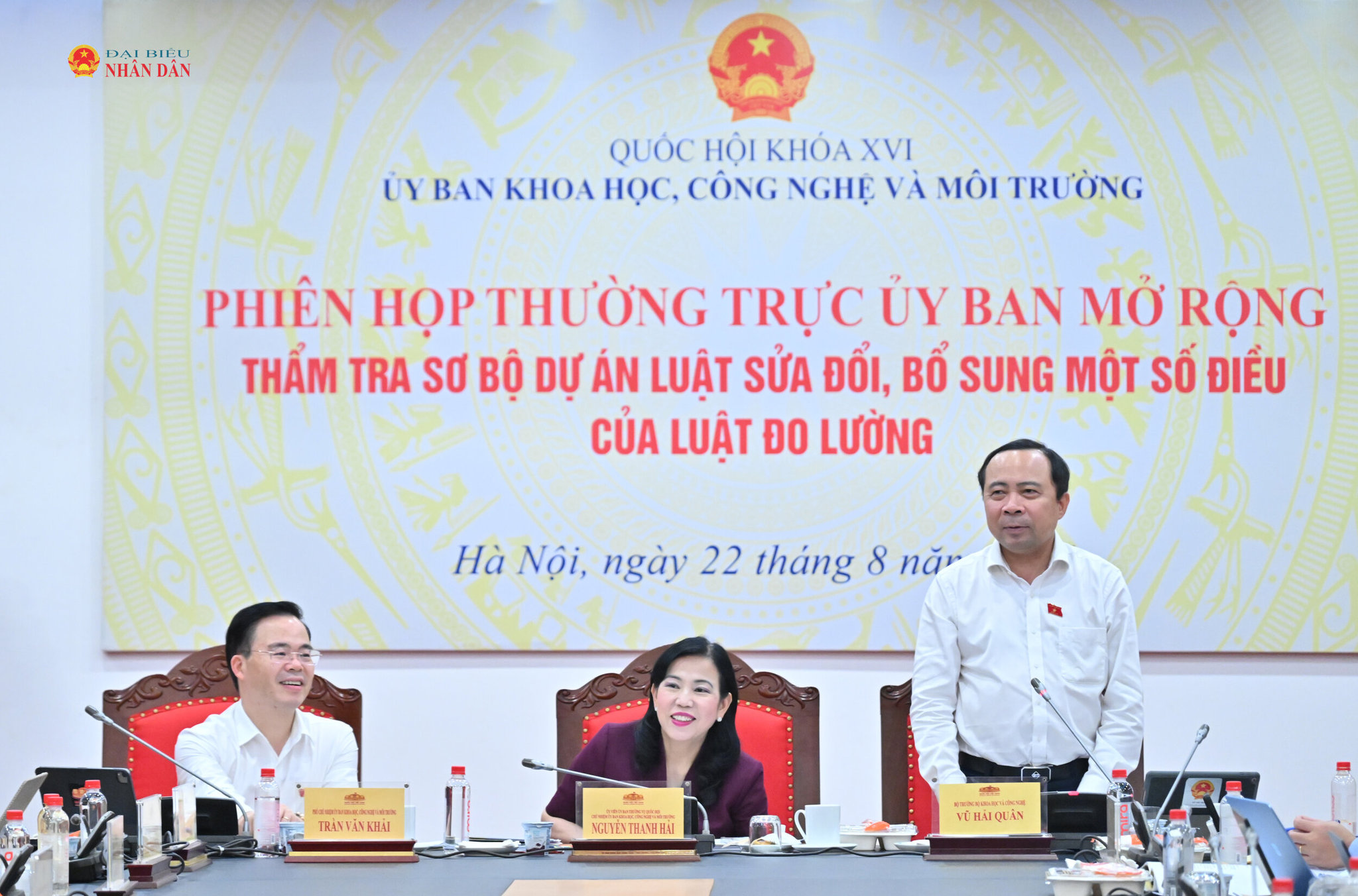 Bộ trưởng Bộ Khoa học và Công nghệ Vũ Hải QuânVQK_4792