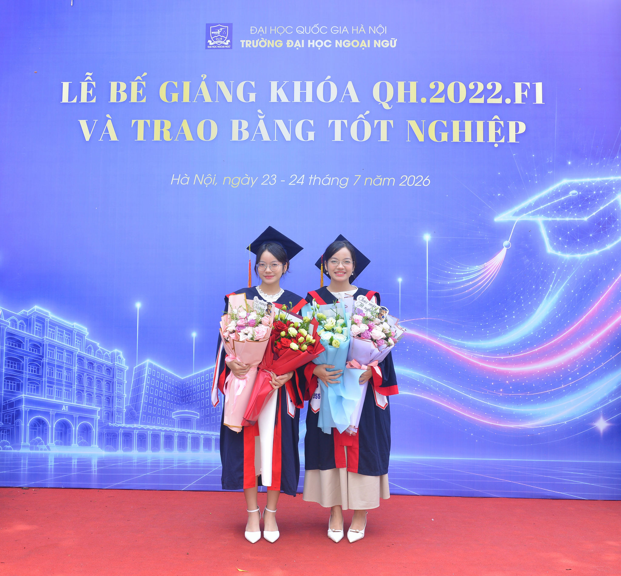 ảnh PA CA trong lễ tốt nghiệp