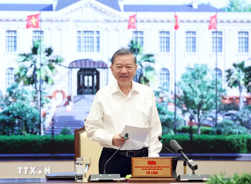 Tổng Bí thư, Chủ tịch nước Tô Lâm phát biểu chỉ đạo