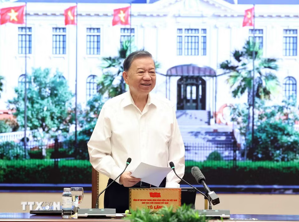 Tổng Bí thư, Chủ tịch nước Tô Lâm phát biểu chỉ đạo