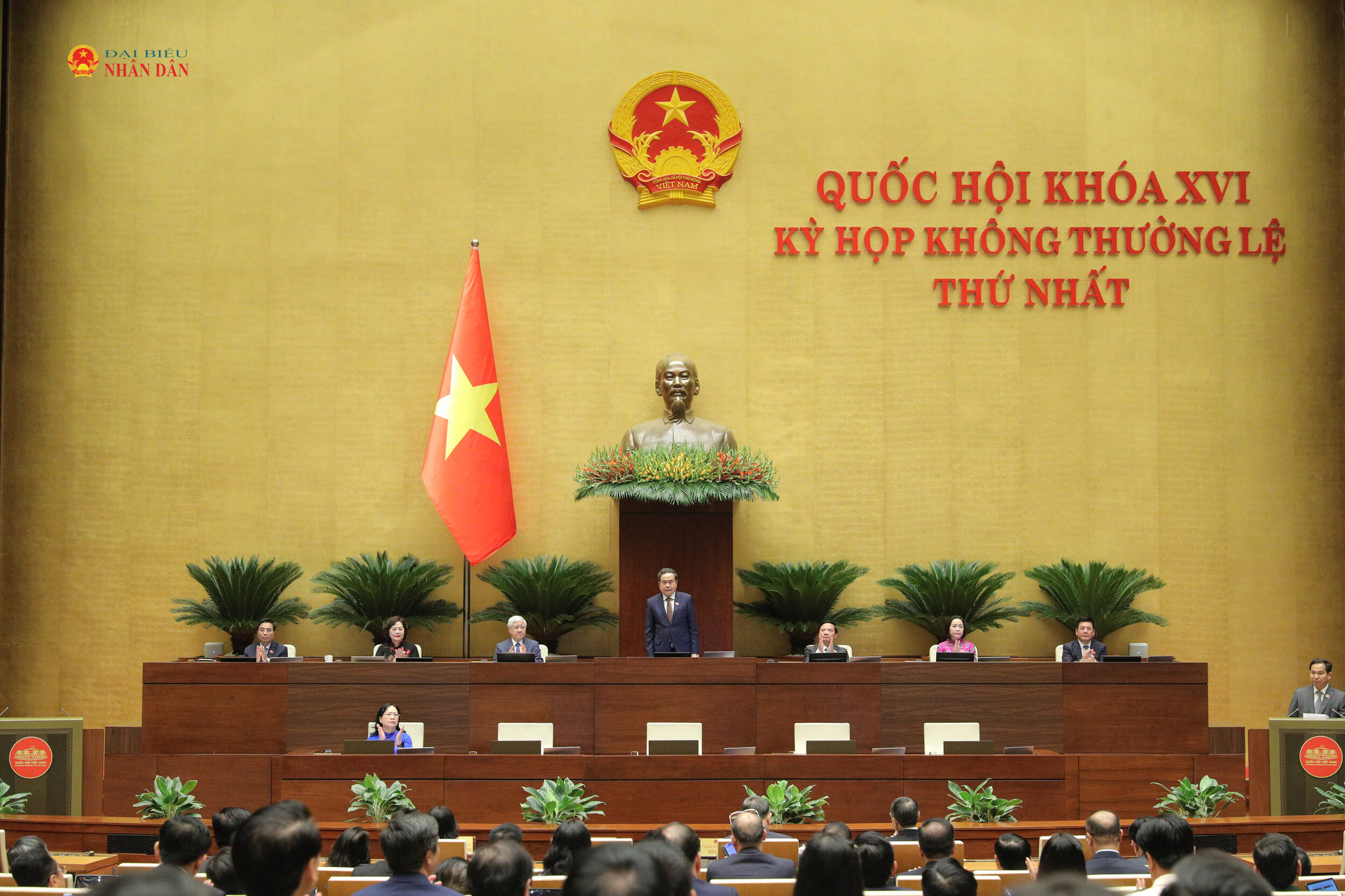 Chủ tịch Quốc hội Trần Thanh Mẫn chủ trì phiên bế mạc Kỳ họp không thường lệ thứ Nhất, Quốc hội khóa XVI