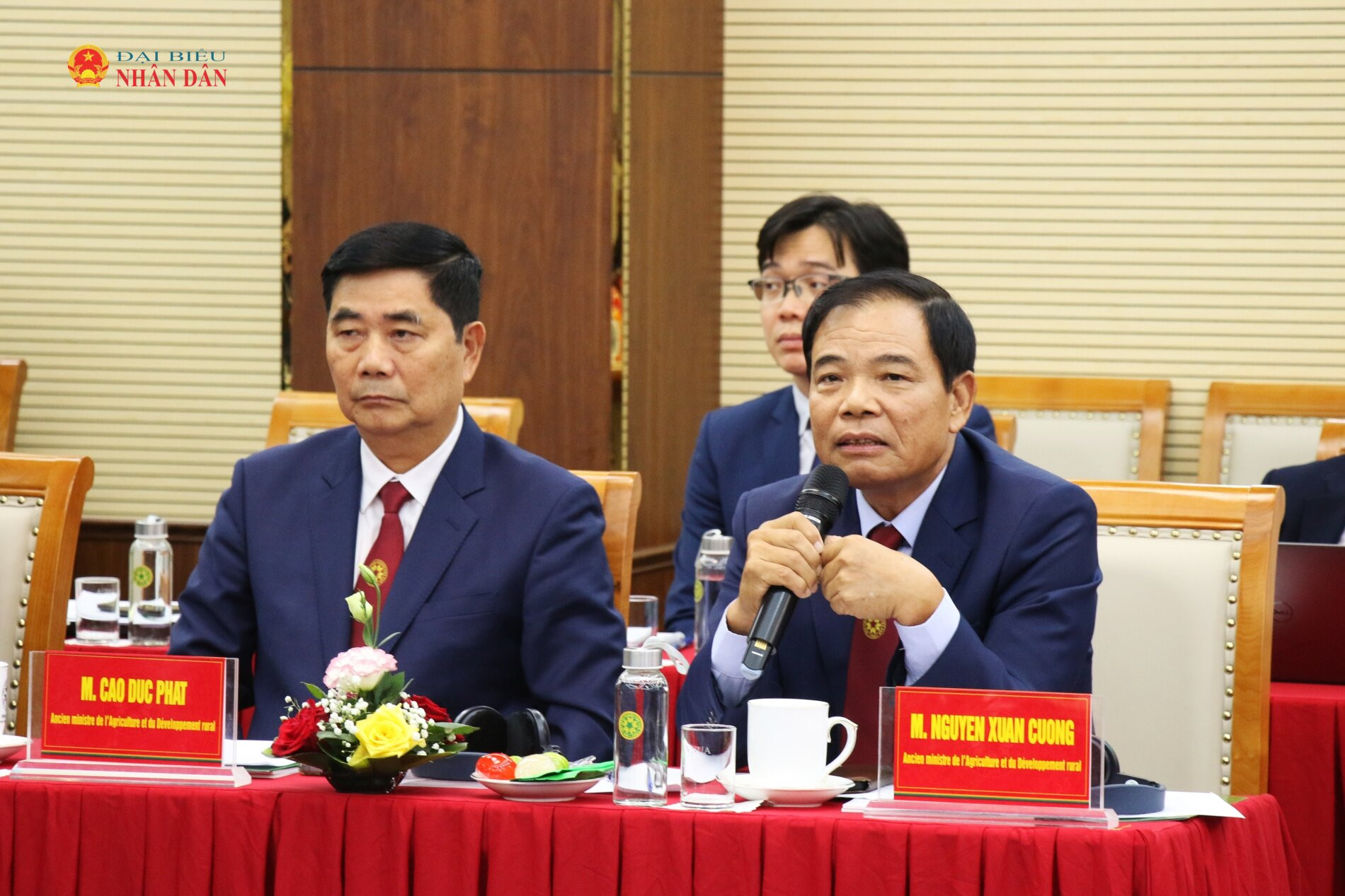 Nguyên Bộ trưởng Bộ Nông nghiệp và phát triển nông thôn Nguyễn Xuân Cường phát biểu. Ảnh: Đắc Trường