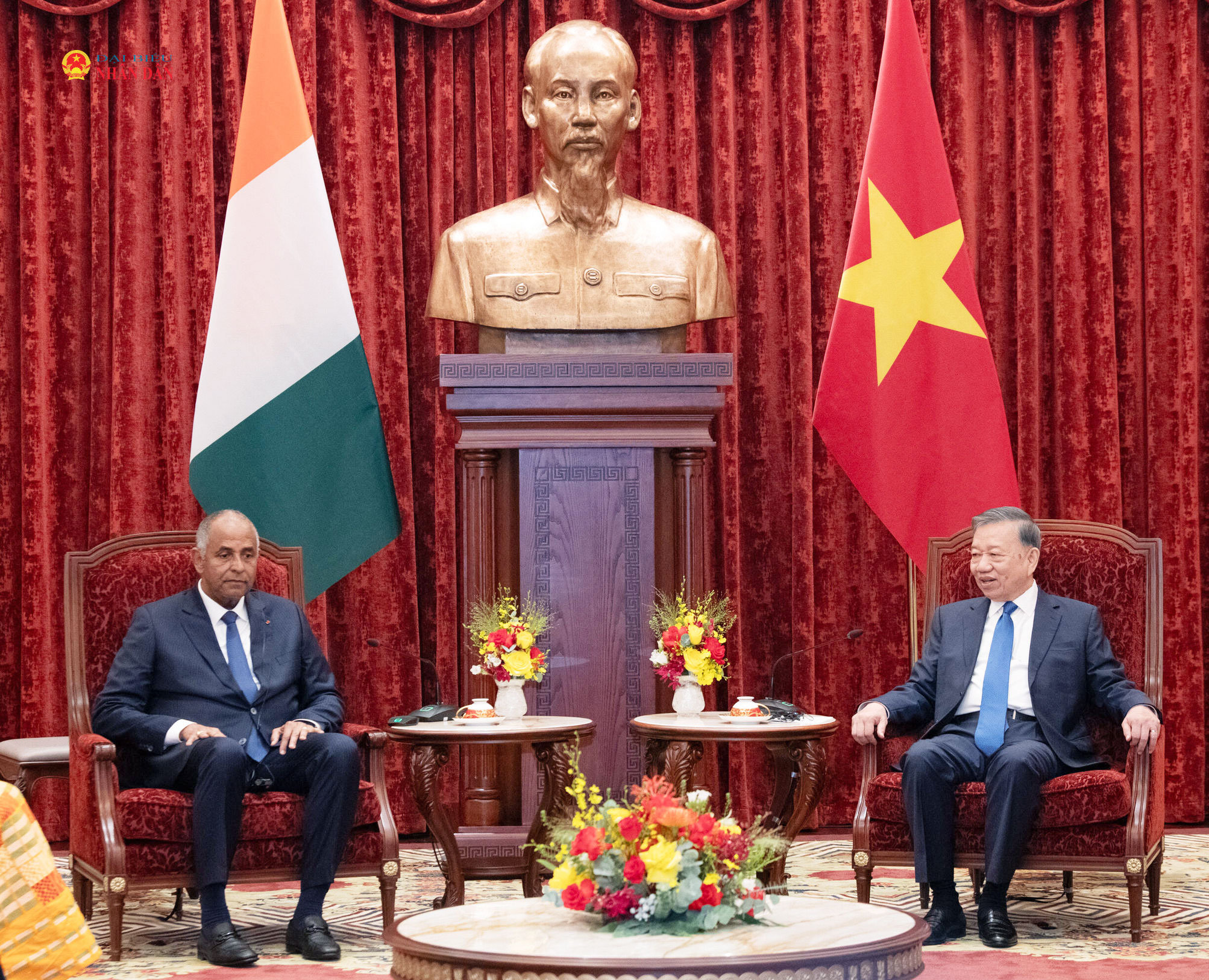 Tổng Bí thư, Chủ tịch nước Tô Lâm tiếp Chủ tịch Quốc hội Cộng hòa Bờ Biển Ngà Patrick Achi
