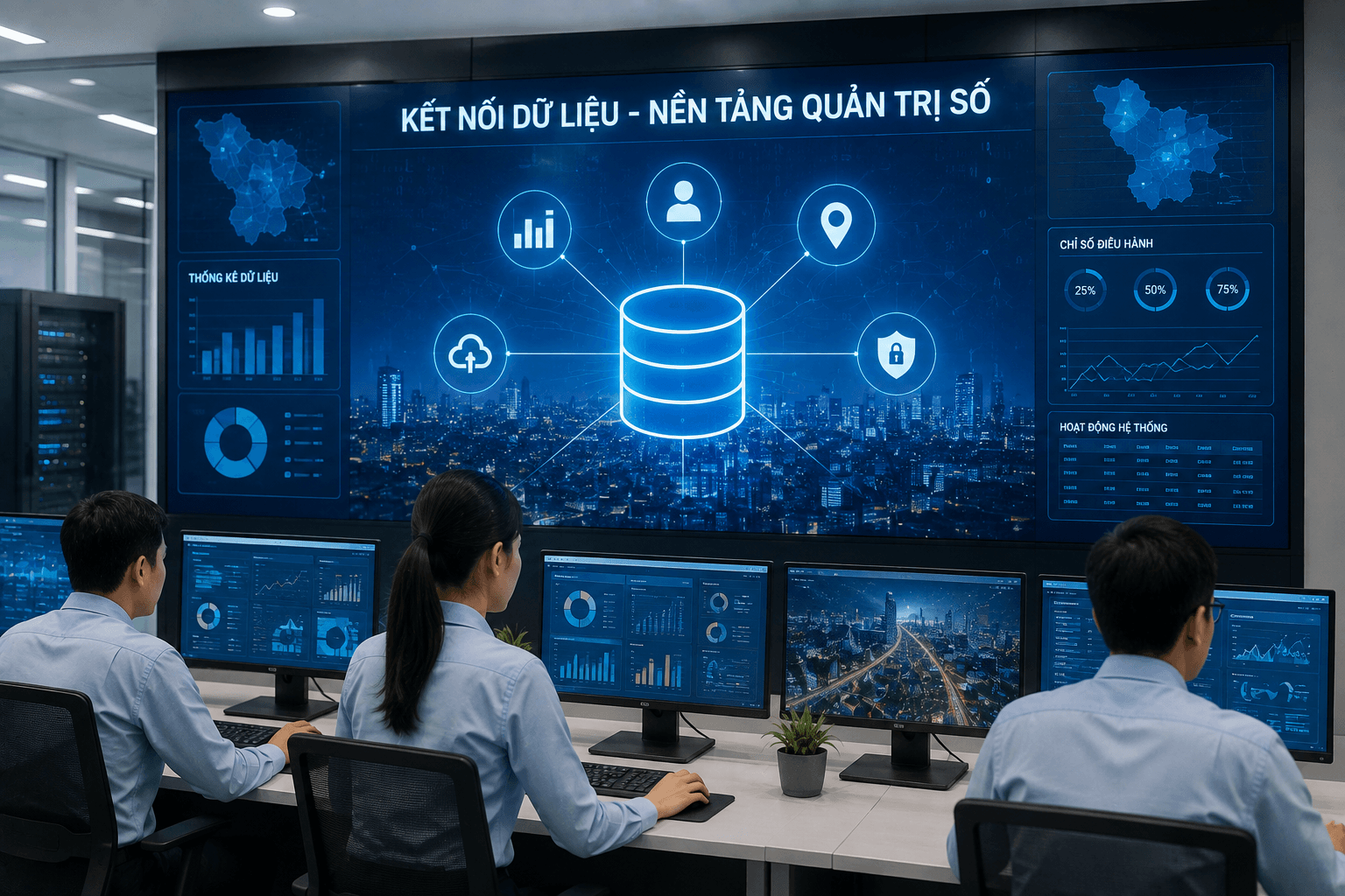 TP. Hồ Chí Minh Tăng tốc kết nối dữ liệu cho quản trị số
