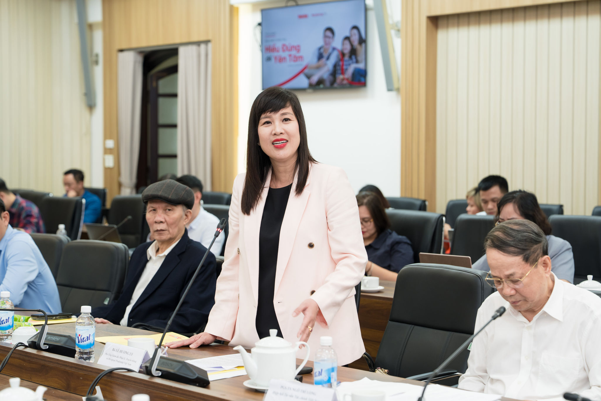 Bà Lê Hương Ly – Phó Tổng Giám đốc Pháp lý, Truyền thông và Đối ngoại Công ty TNHH Bảo hiểm Nhân thọ Prudential Việt Nam