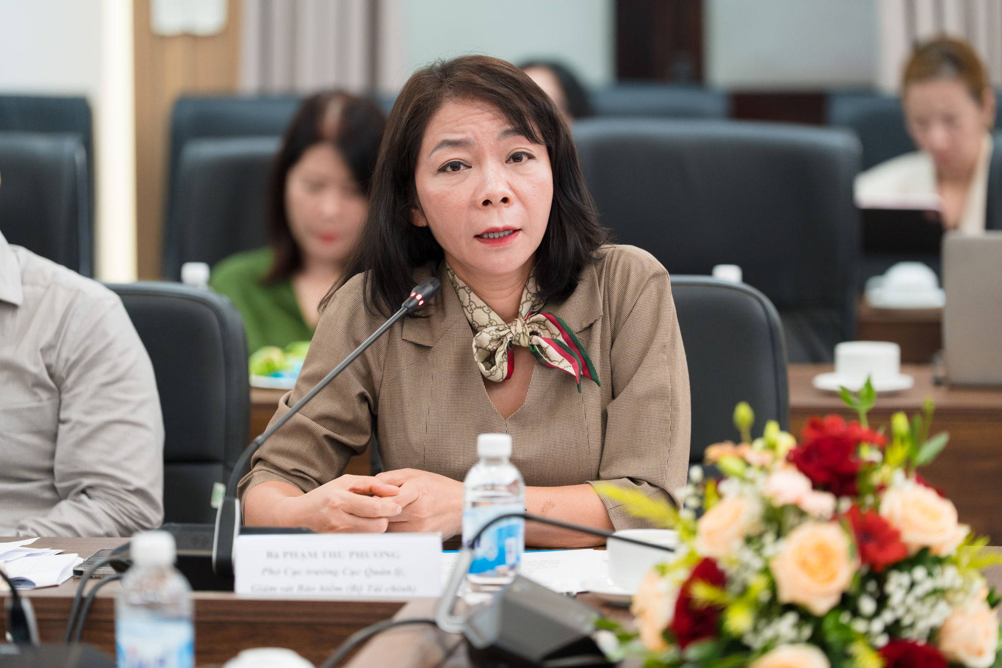 Bà Phạm Thu Phương – Phó Cục trưởng Cục Quản lý, giám sát bảo hiểm, Bộ Tài Chính
