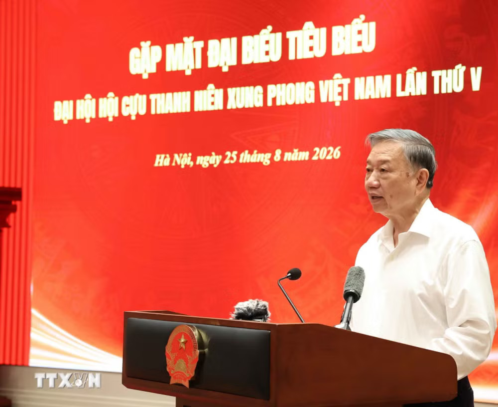 Tổng Bí thư, Chủ tịch nước Tô Lâm phát biểu. (Ảnh: Thống Nhất/TTXVN) Tổng Bí thư, Chủ tịch nước Tô Lâm phát biểu