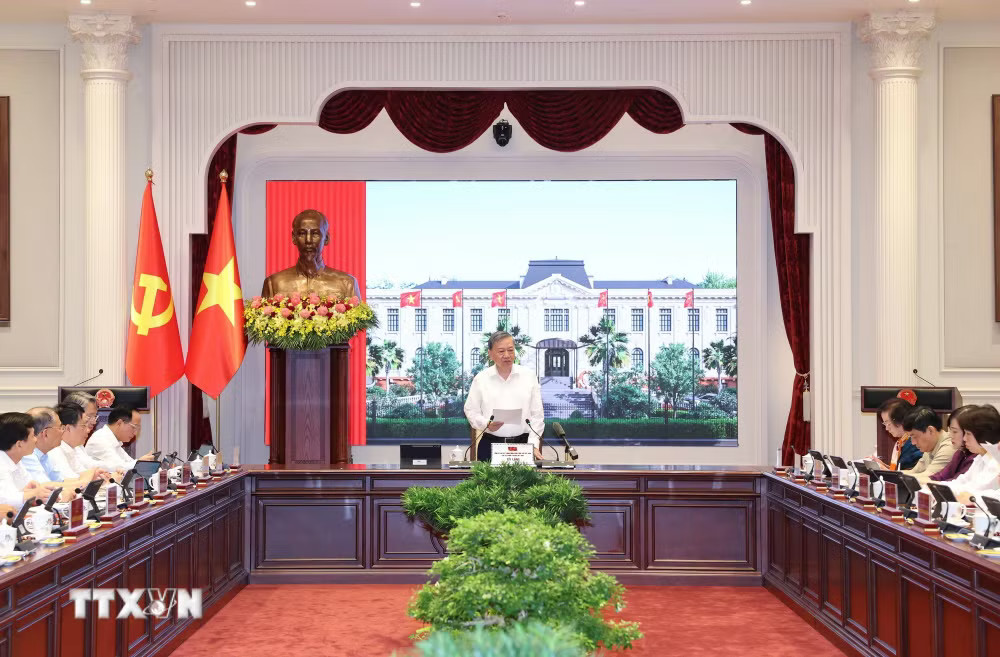 Tổng Bí thư, Chủ tịch nước Tô Lâm phát biểu chỉ đạo