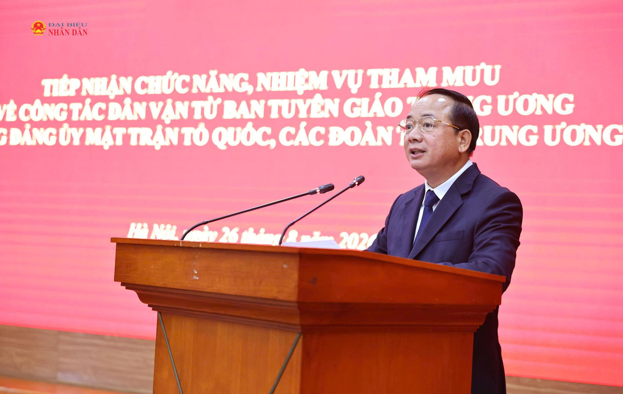 Trưởng Ban Tuyên giáo Trung ương Trịnh Văn Quyết phát biểu tại Hội nghị