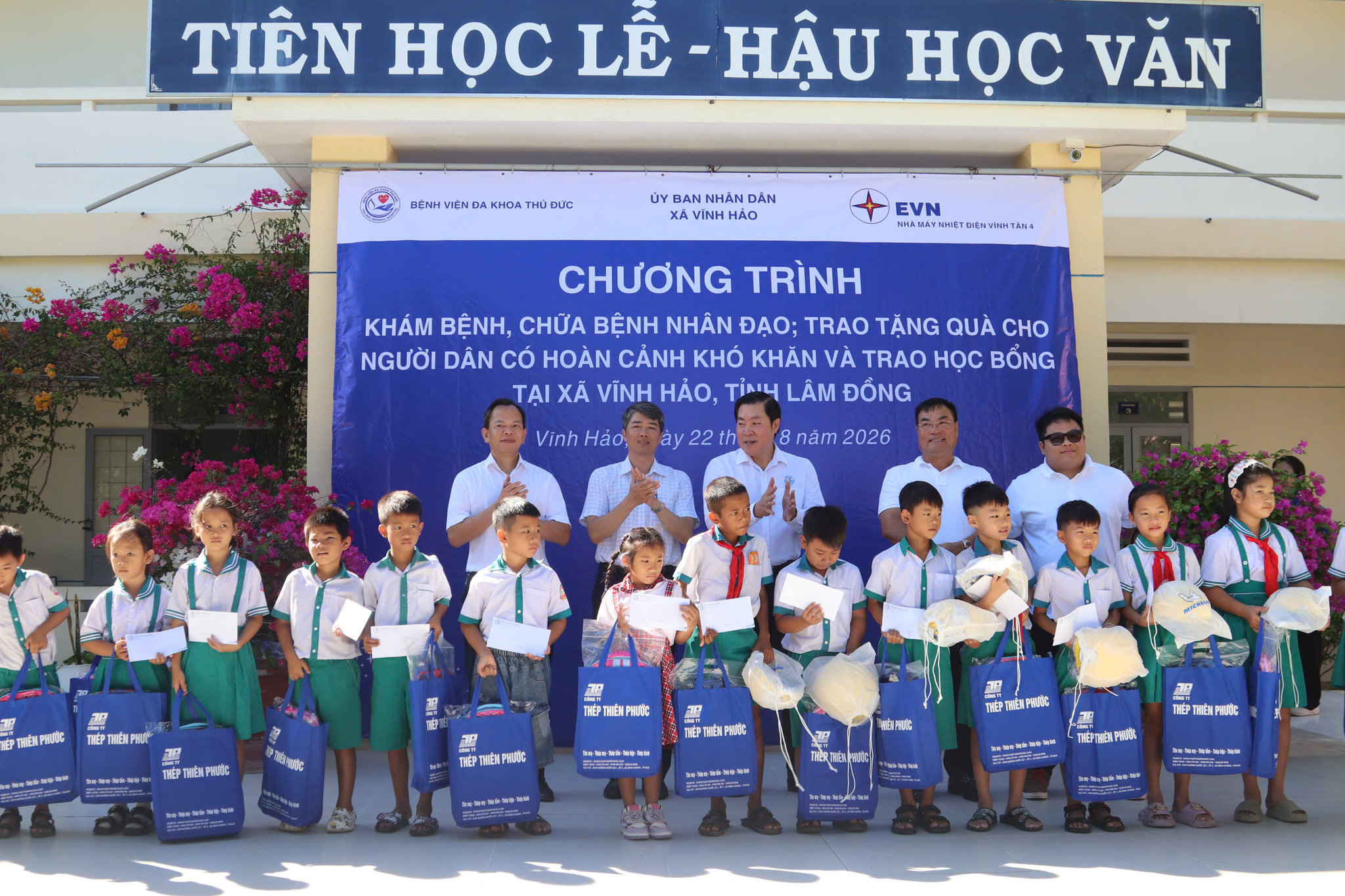 Nhiệt điện Vĩnh Tân 4: Đồng hành vì sức khỏe cộng đồng và an sinh xã hội trên địa bàn