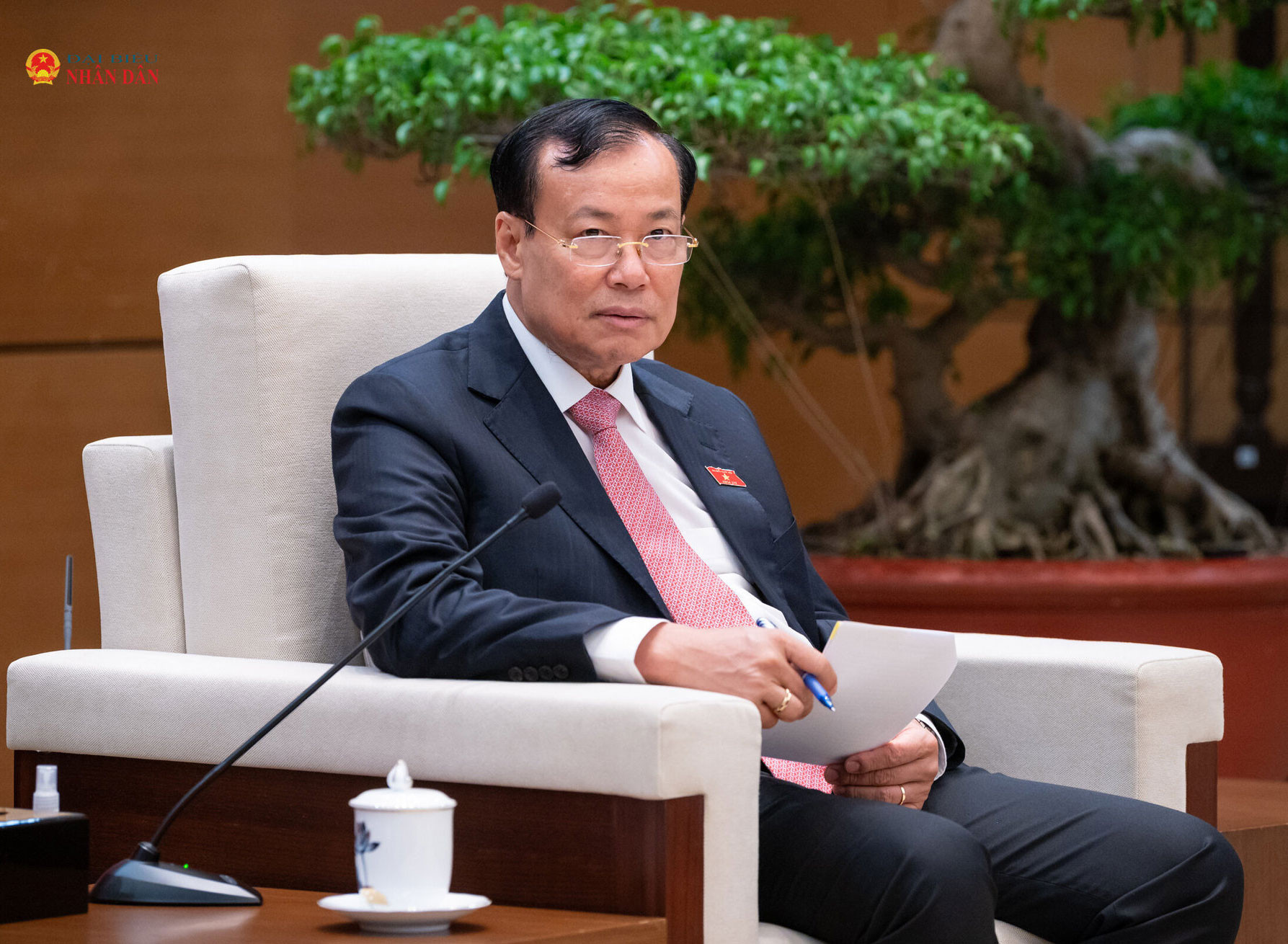 Chủ nhiệm Ủy ban Quốc phòng, An ninh và Đối ngoại, Thượng tướng Lê Tấn Tới phát biểu