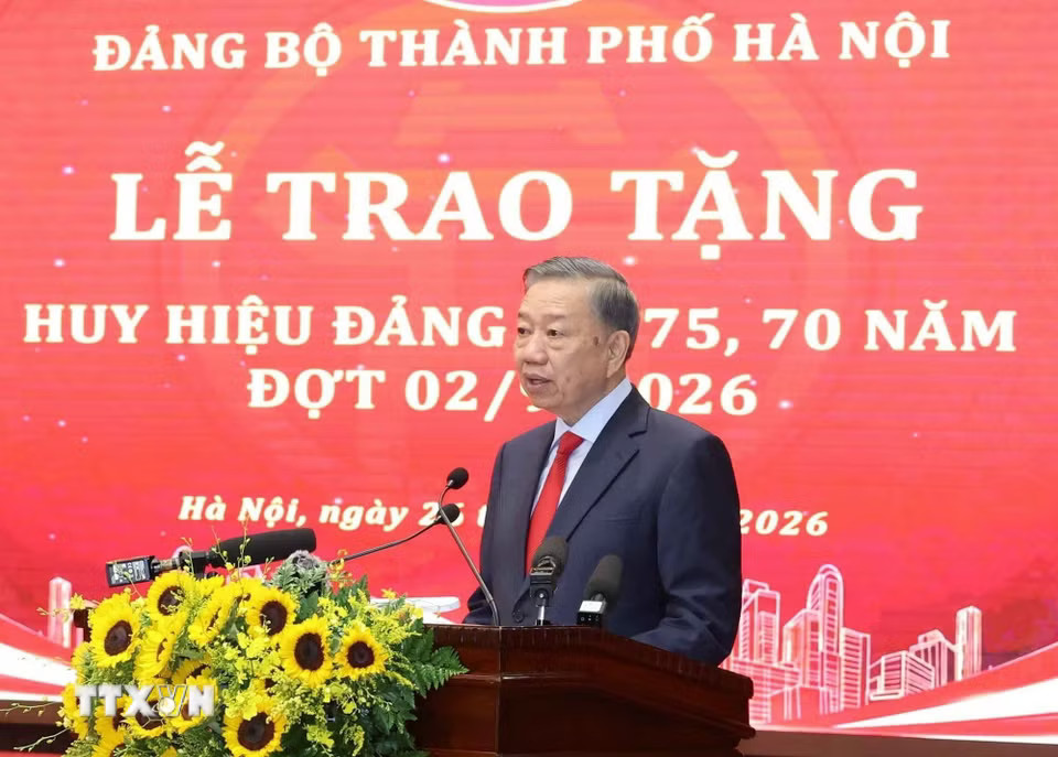 Tổng Bí thư, Chủ tịch nước Tô Lâm phát biểu