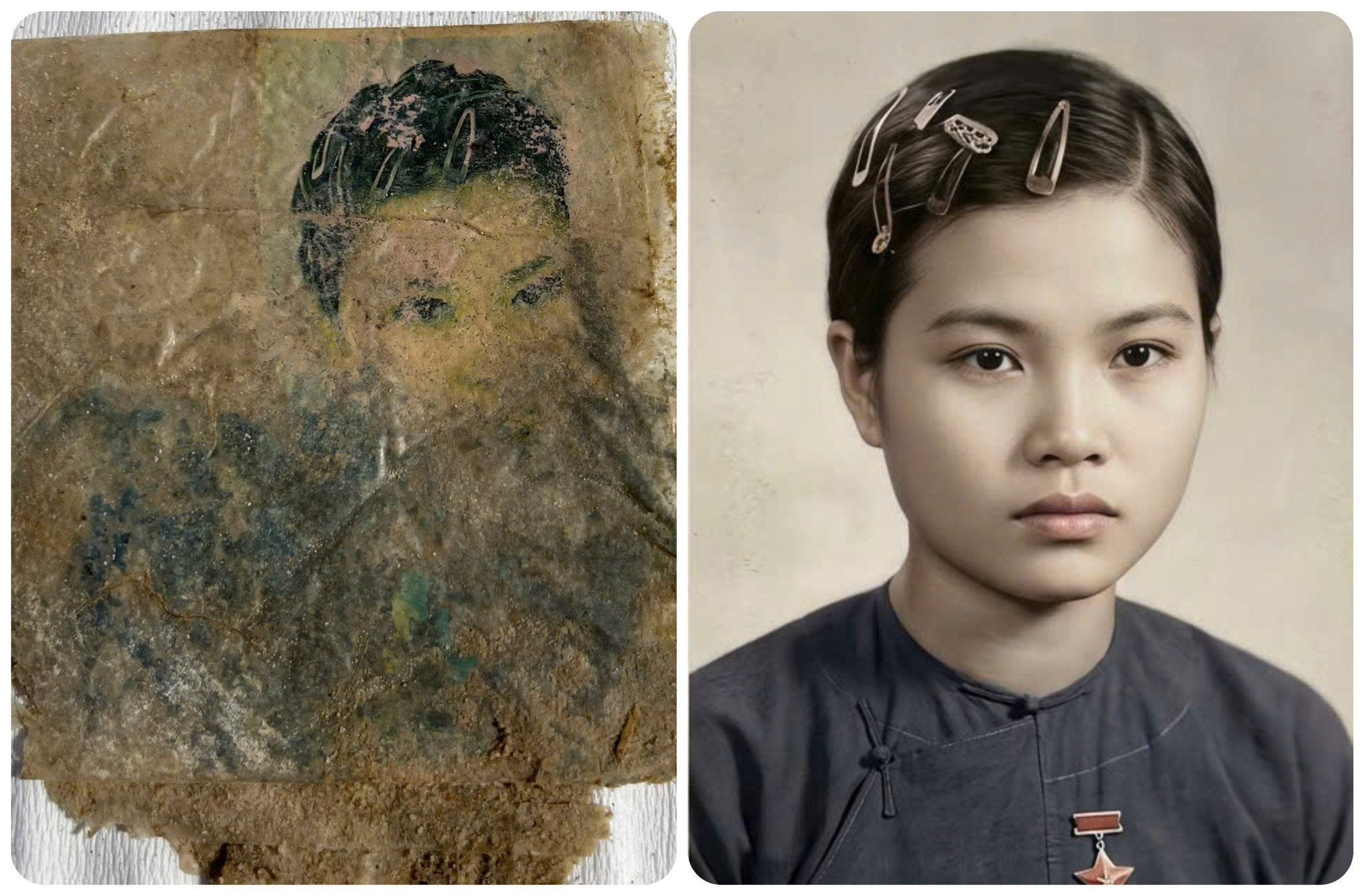 anh chan dung nguoi phu nua trong mo liet si