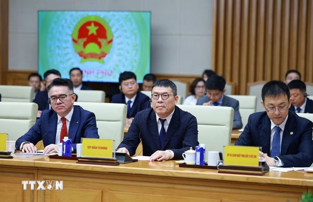 Các doanh nghiệp Trung Quốc đang đầu tư tại Việt Nam tham dự buổi gặp