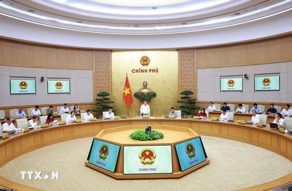 Thủ tướng Lê Minh Hưng chủ trì Phiên họp Chính phủ chuyên đề về xây dựng pháp luật (phiên thứ hai) tháng 8/2026