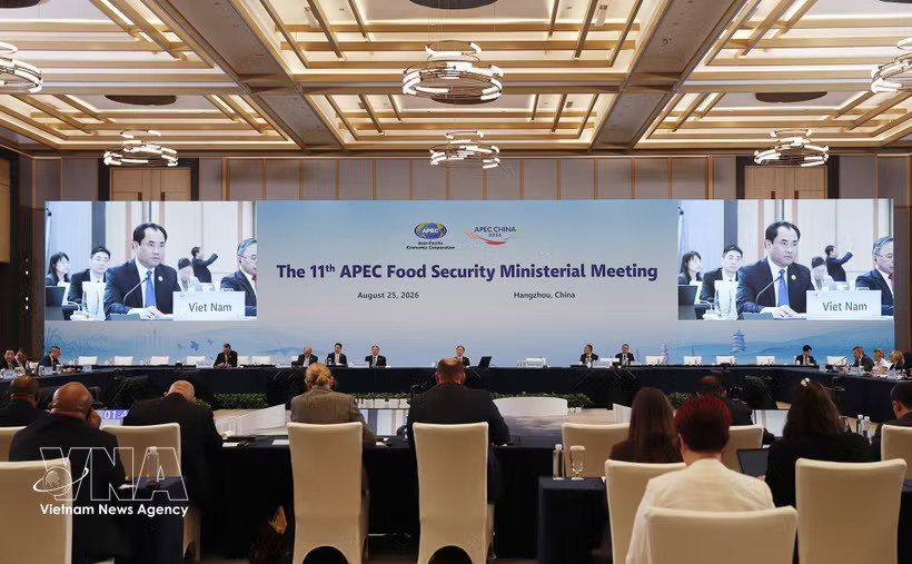 An overview of the 11th APEC Food Security Ministerial Meeting in Hangzhou on August 25. (Photo: VNA)