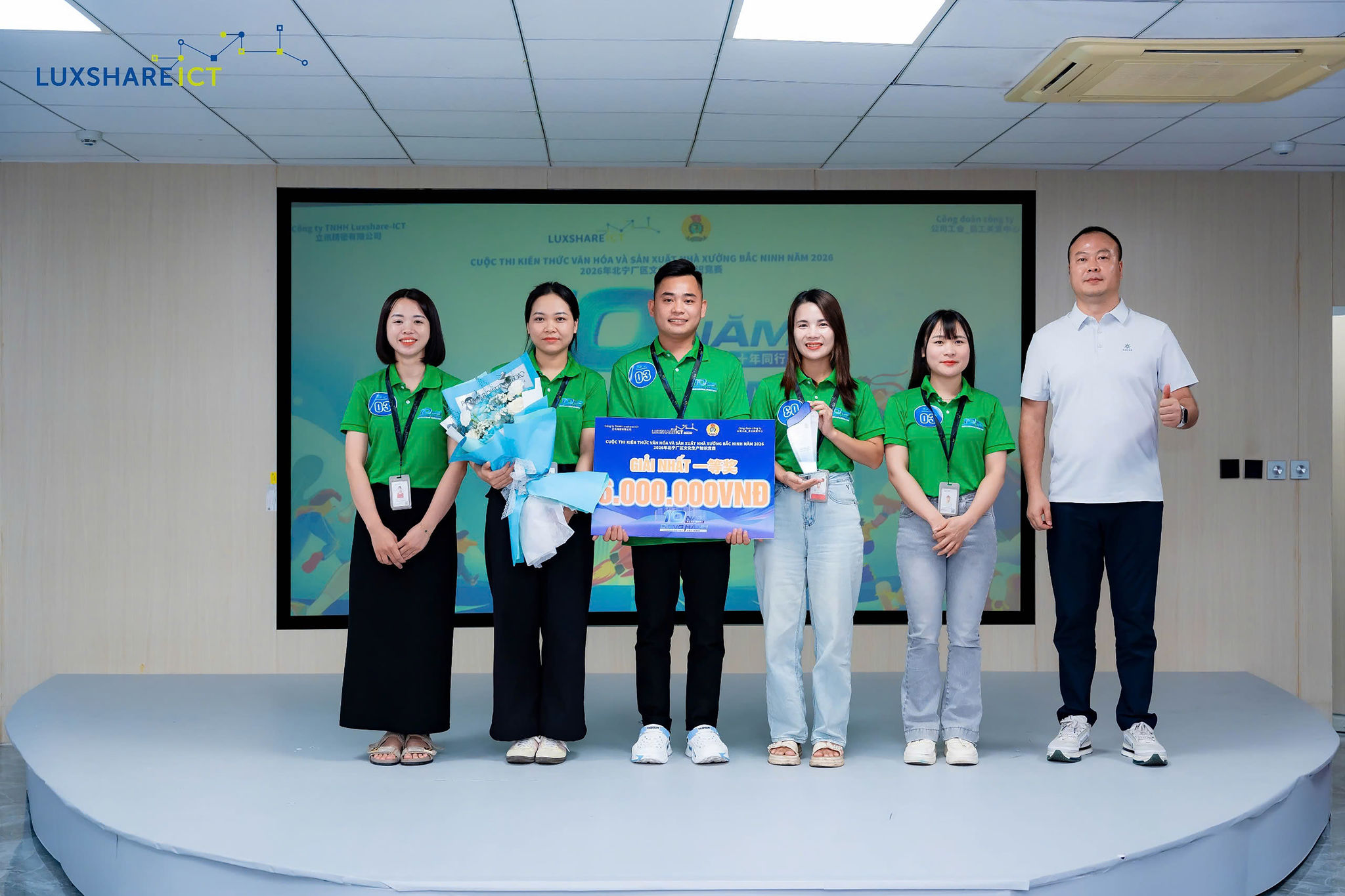 Cuộc thi kiến thức văn hóa sản xuất 2026 thu hút 8 đội thi cùng hàng trăm khán giả hăng hái tham gia