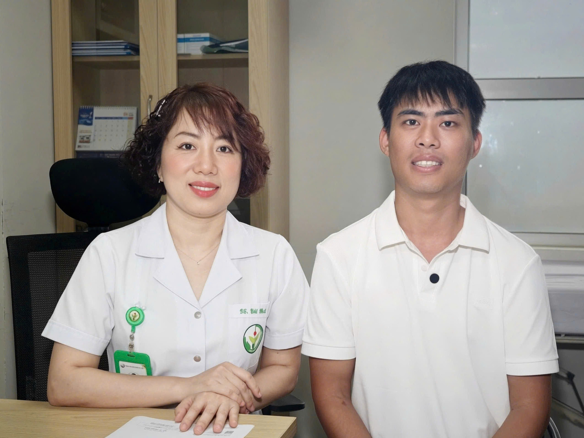 Sau phẫu thuật, người bệnh đã có thể cười cân đối và nhắm mắt chủ động