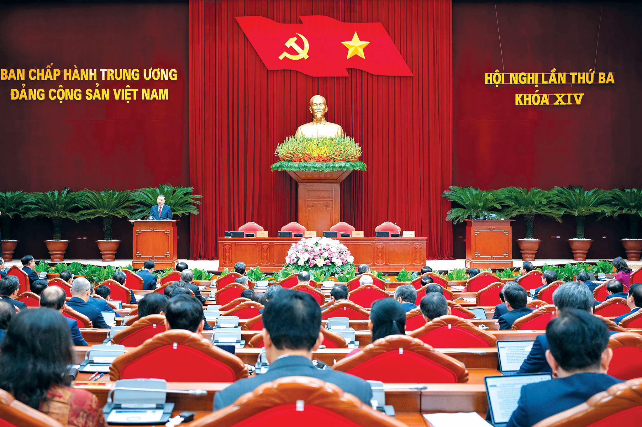 Tổng Bí thư, Chủ tịch nước Tô Lâm phát biểu bế mạc Hội nghị Trung ương 3, khóa XIV