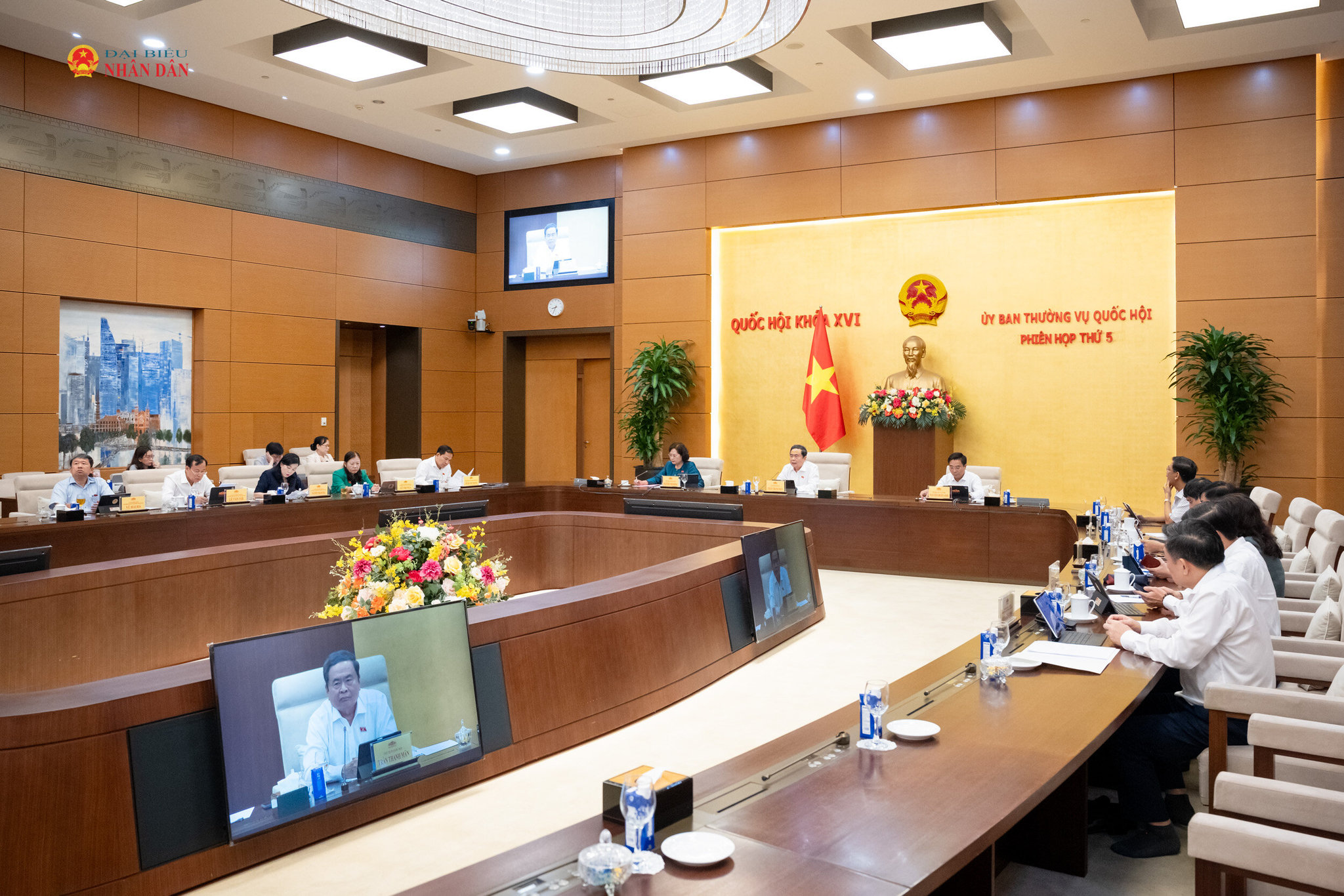 Chủ tịch Quốc hội Trần Thanh Mẫn phát biểu