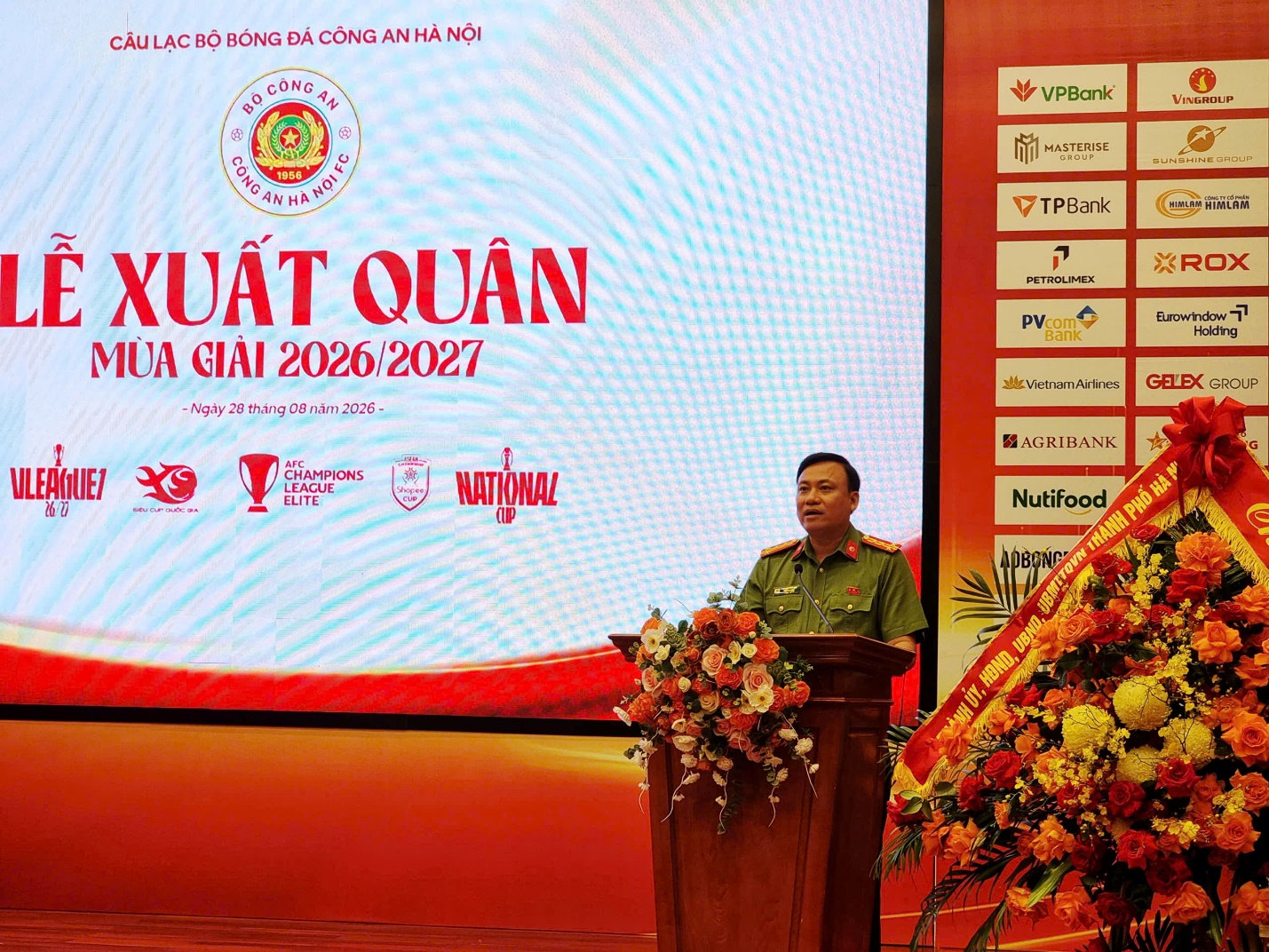 Đại tá Nguyễn Tiến Đạt, Phó Giám đốc CATP, Chủ tịch CLB Bóng đá Công an Hà Nội