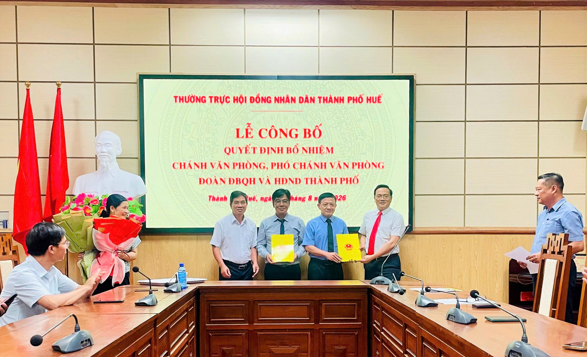 TP Huế bổ nhiệm lãnh đạo Văn phòng Đoàn ĐBQH và HĐND thành phố