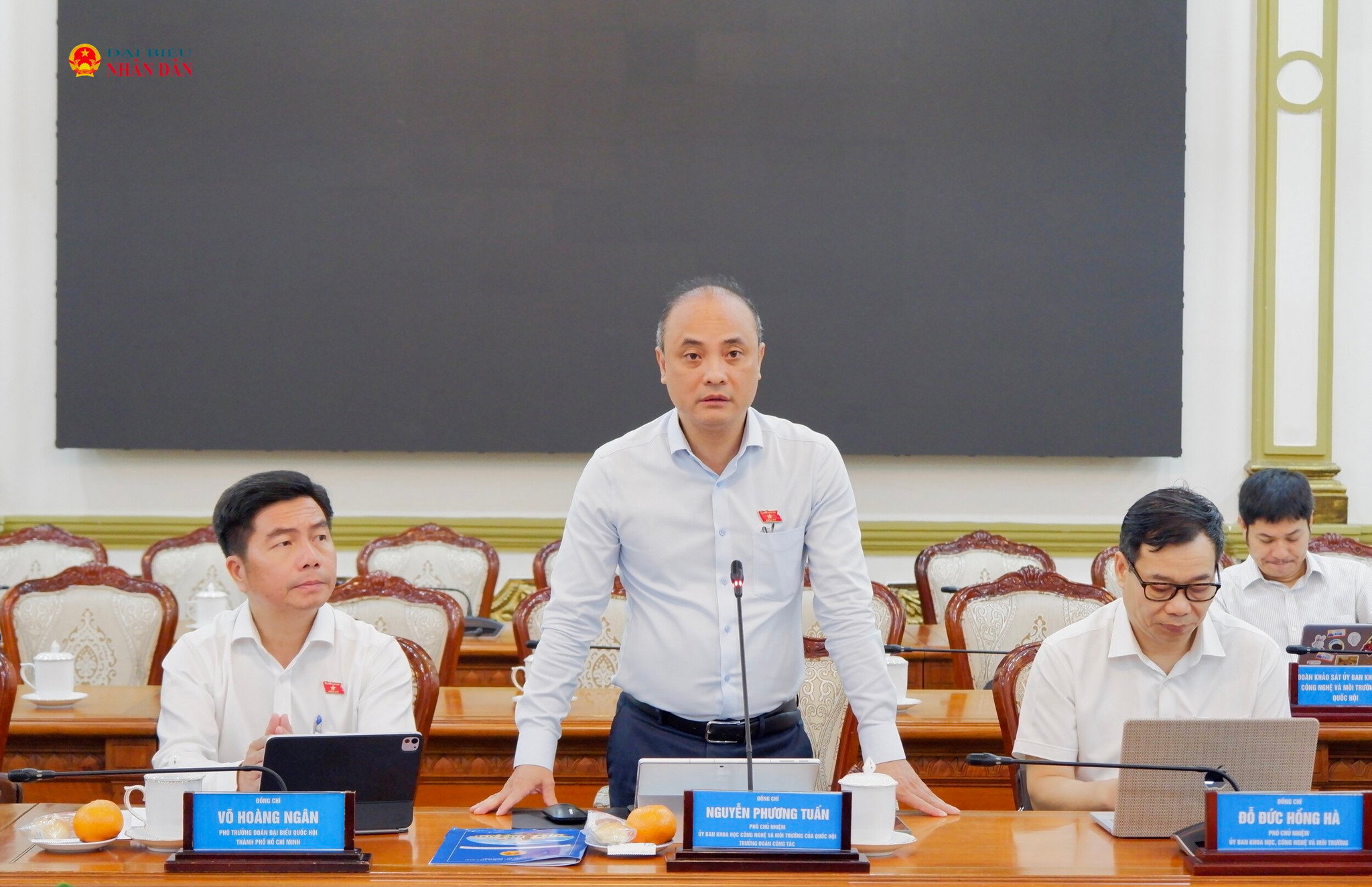 Đoàn khảo sát của Ủy ban Khoa học, Công nghệ và Môi trường làm việc với UBND TP. Hồ Chí Minh