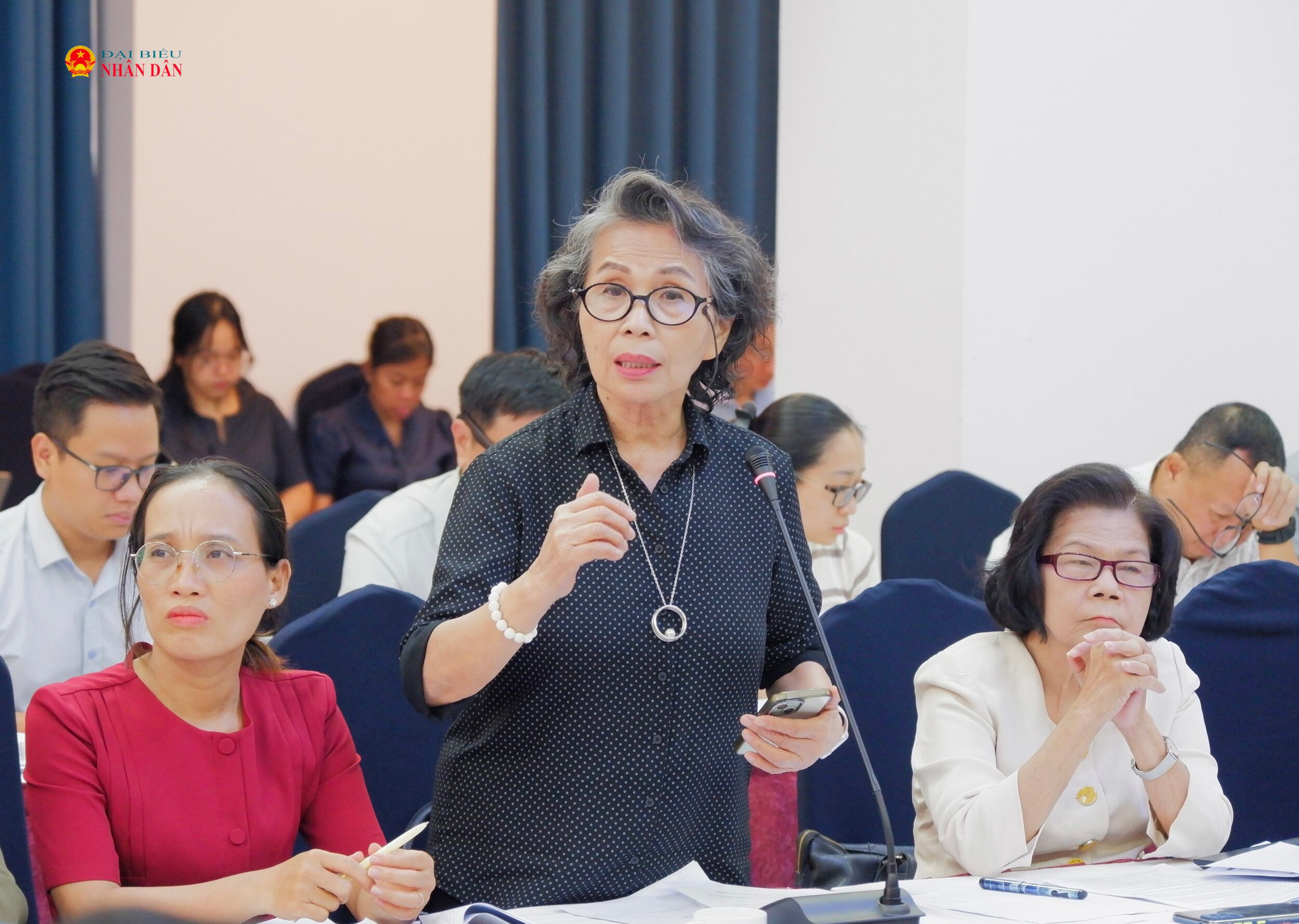 Chủ tịch Hiệp hội Thực phẩm minh bạch (AFT) Nguyễn Thị Hồng Minh phát biểu