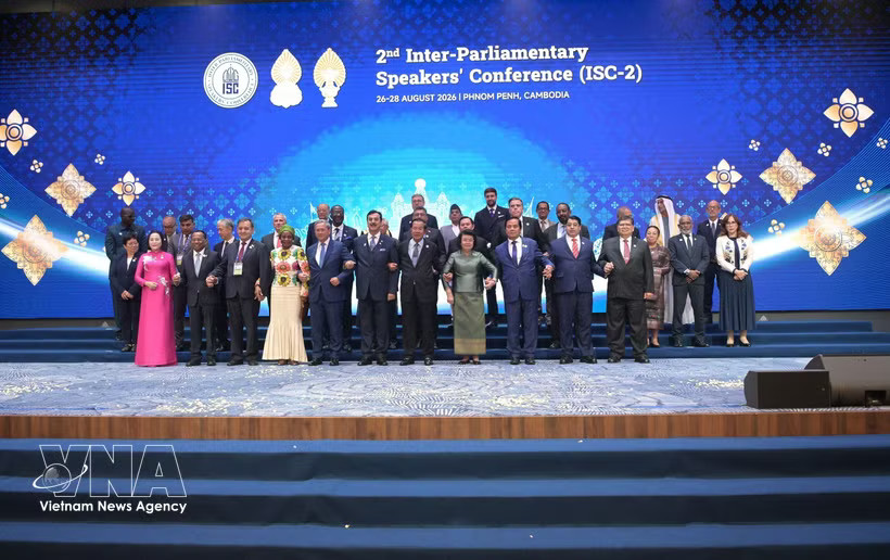 Delegates at the Second Inter-Parliamentary Speakers’ Conference in Phnom Penh, Cambodia. (Photo: VNA)