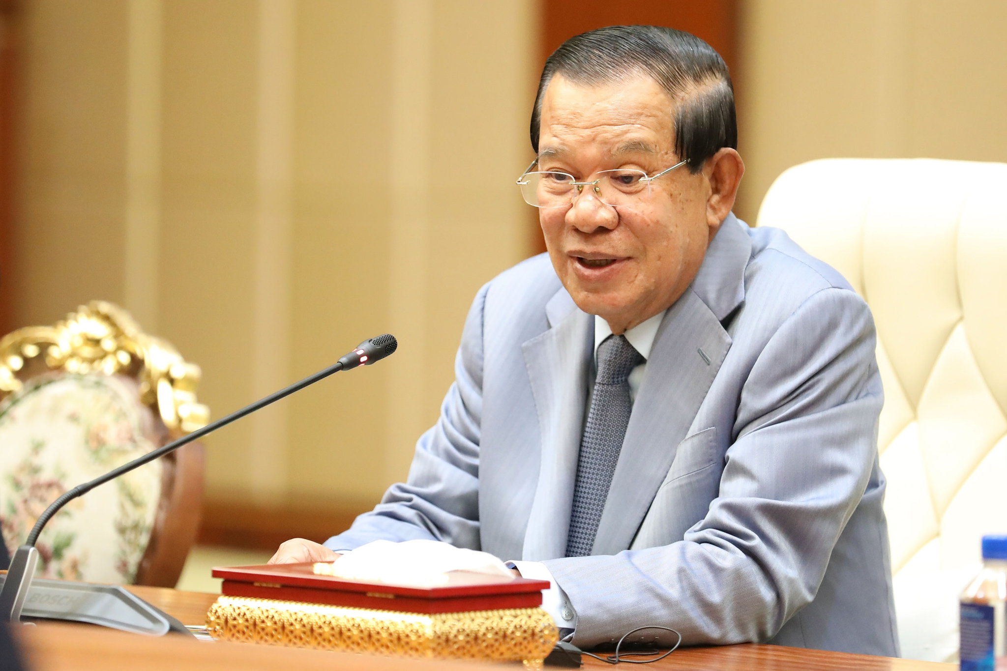 Chủ tịch Đảng Nhân dân Campuchia, Chủ tịch Thượng viện Campuchia Samdech Techo Hun Sen phát biểu tại cuộc gặp