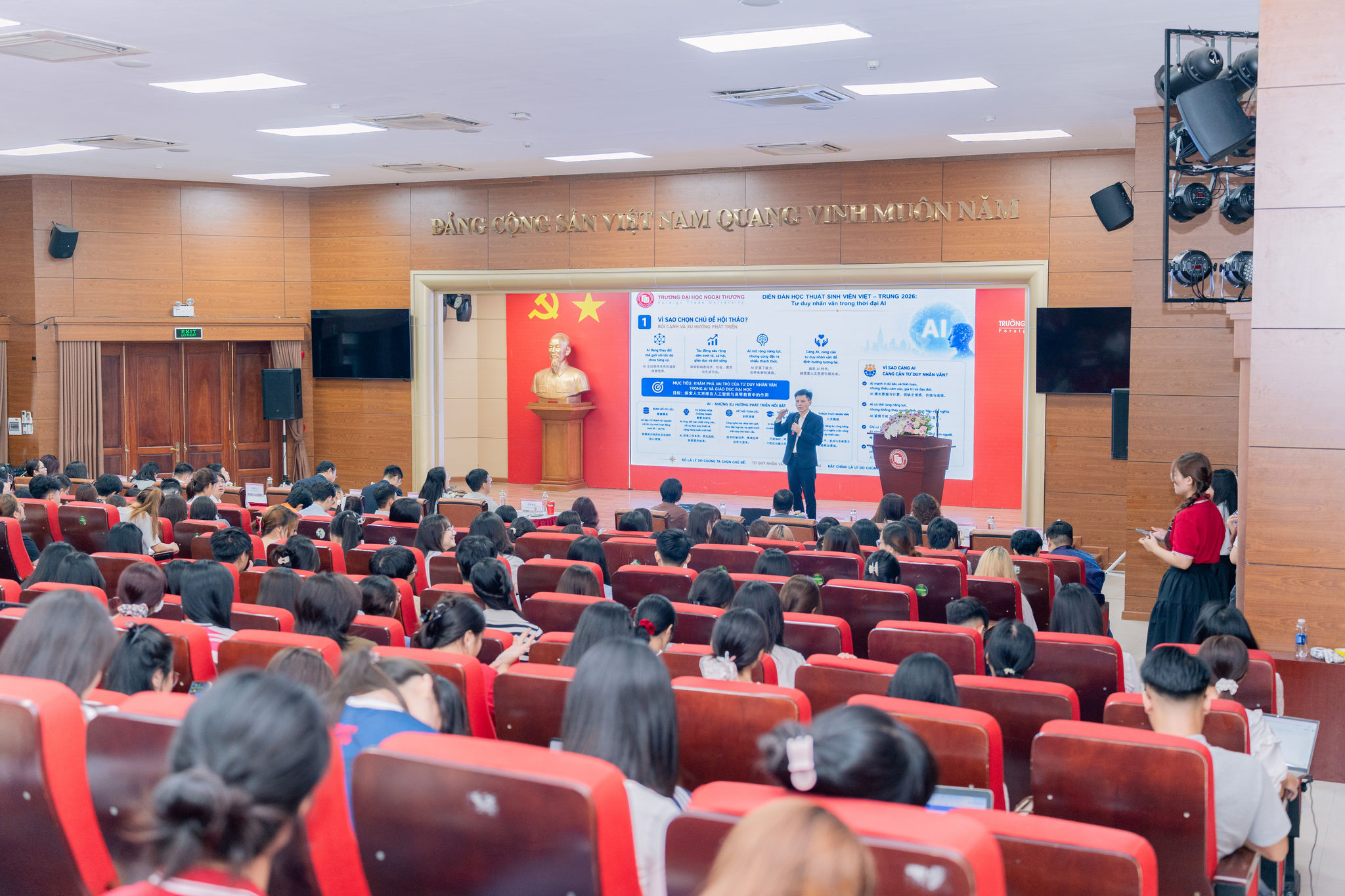Diễn đàn Học thuật Sinh viên Việt - Trung 2026 với chủ đề “Tư duy nhân văn trong thời đại AI”