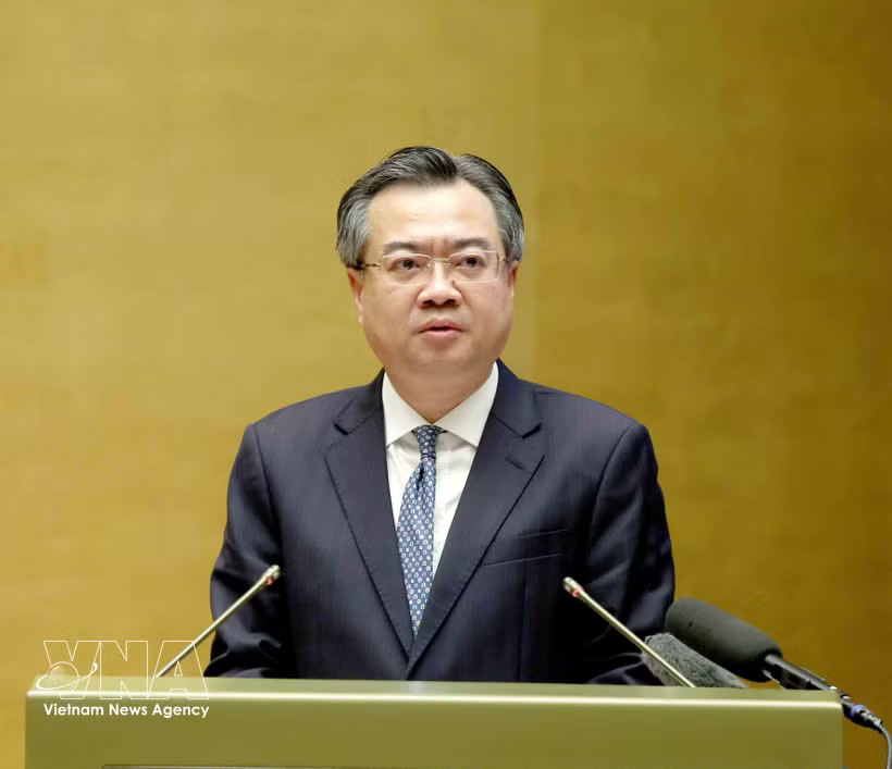 Head of the Party Central Committee’s Commission for Policy and Strategy Nguyen Thanh Nghi speaks at the national conference on September 3. (Photo: VNA)