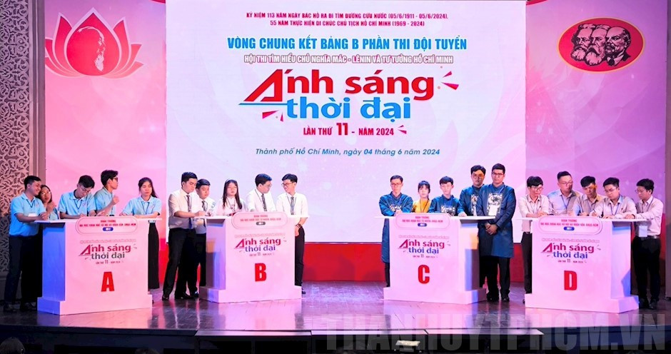 Sinh viên thi tìm hiểu Chủ nghĩa Mác - Lênin và tư tưởng Hồ Chí Minh “Ánh sáng thời đại”