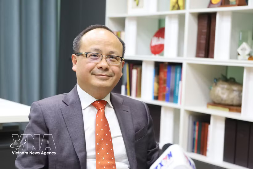Dr. Do Xuan Hoang, Chairman of the Union of Vietnamese Organisations in Russia. (Photo: VNA)