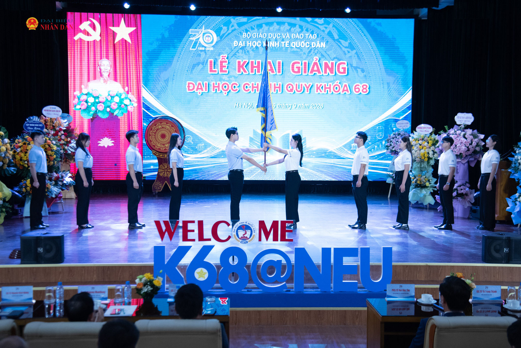 Khai giảng năm học mới, Đại học Kinh tế Quốc dân đón gần 9.000 tân sinh viên khóa 68