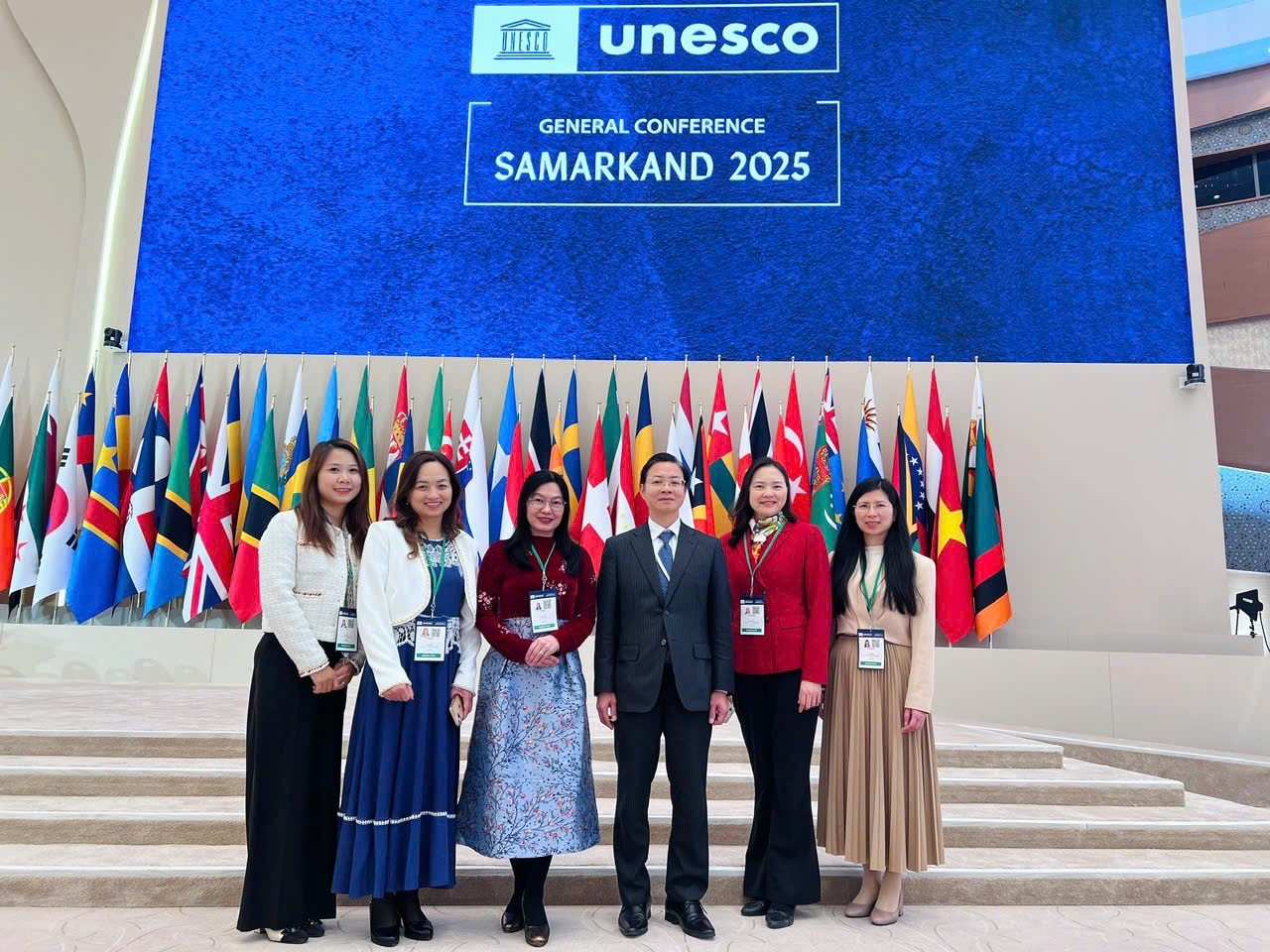 Chủ tịch Uỷ ban quốc gia UNESCO, Thứ trưởng Ngoại giao Ngô Lê Văn dẫn đầu đoàn đại biểu tham dự Kỳ họp Đại hội đồng UNESCO lần thứ 43 tại Samarkand, Uzerbekistan vào tháng 11/2025