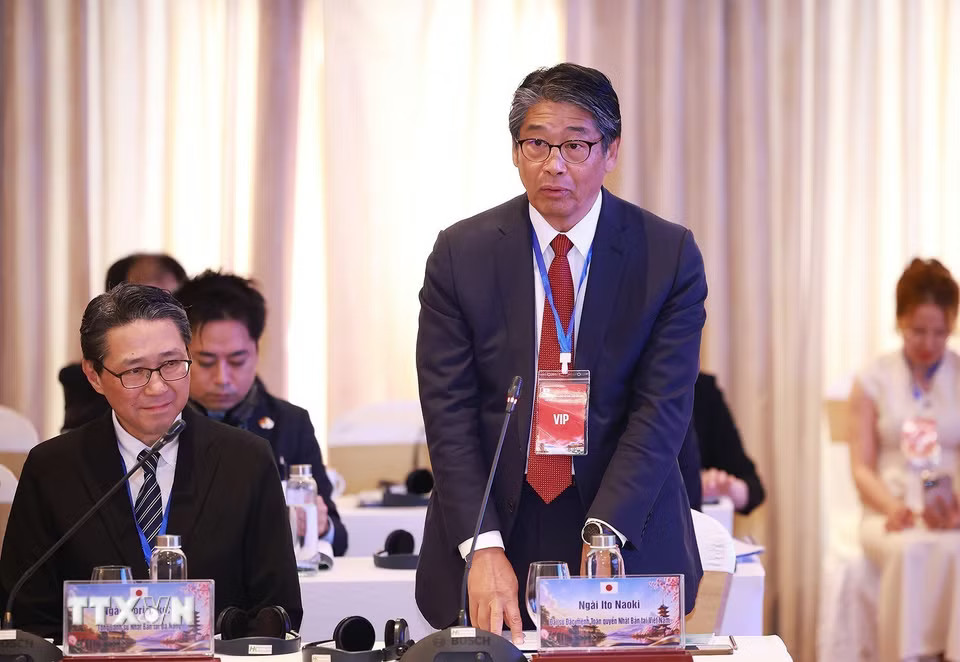 Đại sứ Nhật Bản tại Việt Nam Ito Naoki phát biểu