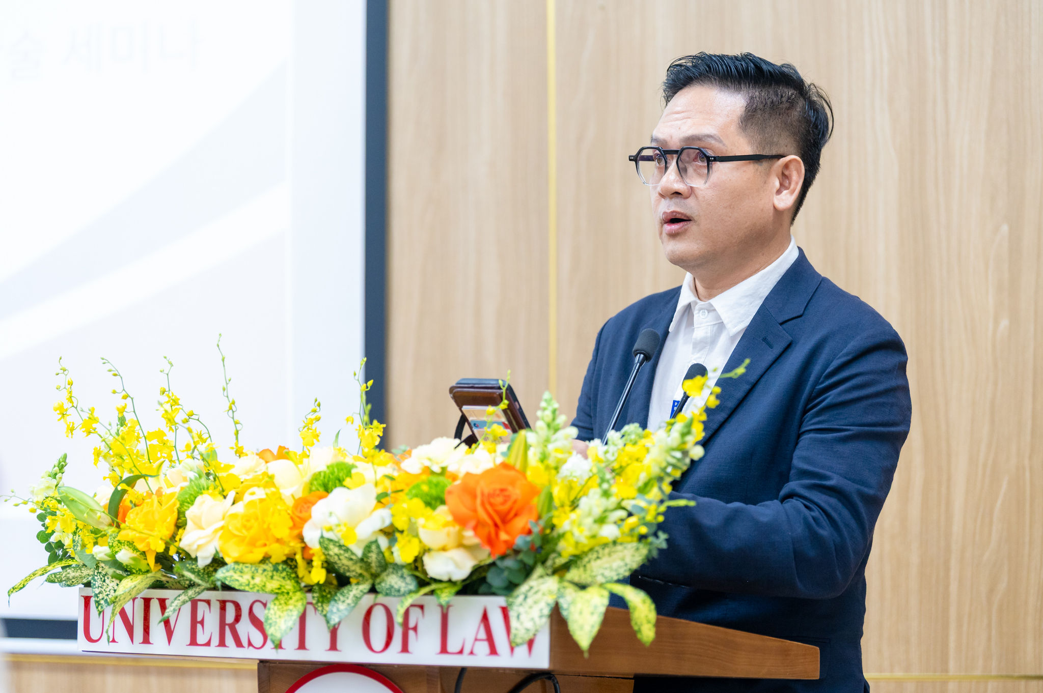 Ông Hoàng Tiến Thịnh, đại diện Hội doanh nhân hồi hương Việt Hàn