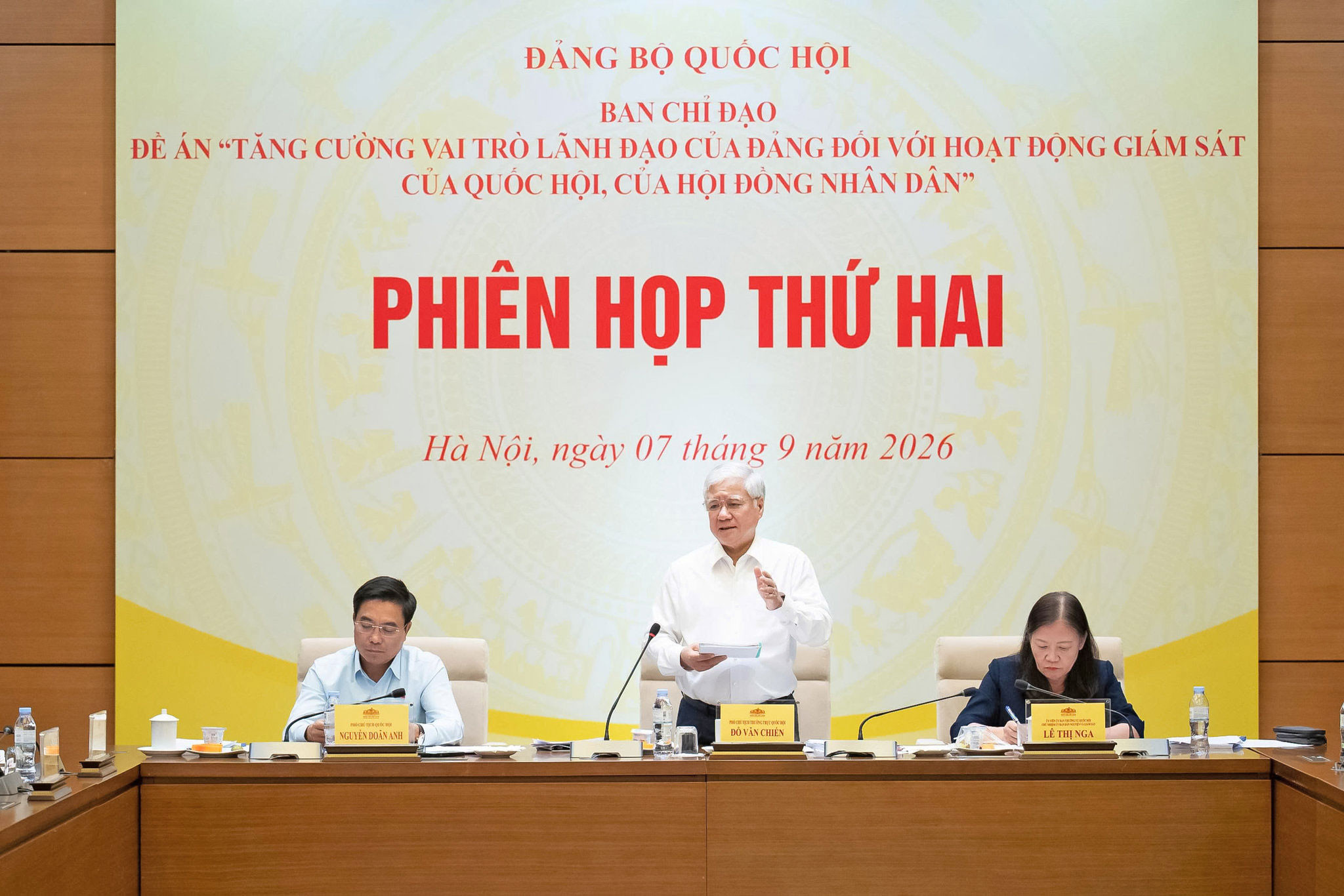 Ban Chỉ đạo xây dựng Đề án “Tăng cường vai trò lãnh đạo của Đảng đối với hoạt động giám sát của Quốc hội, của HĐND” họp phiên thứ Hai