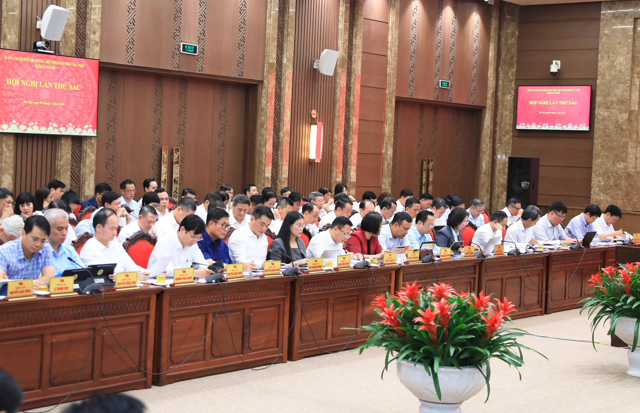 Các đại biểu dự hội nghị. Ảnh Thành Tha