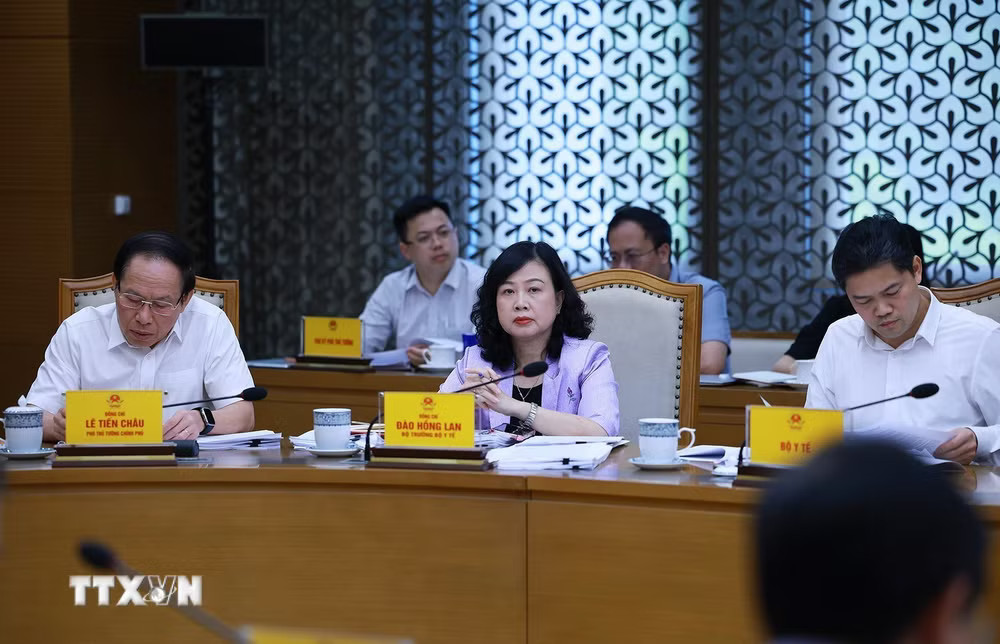 Lãnh đạo Bộ Y tế tham dự buổi làm việc