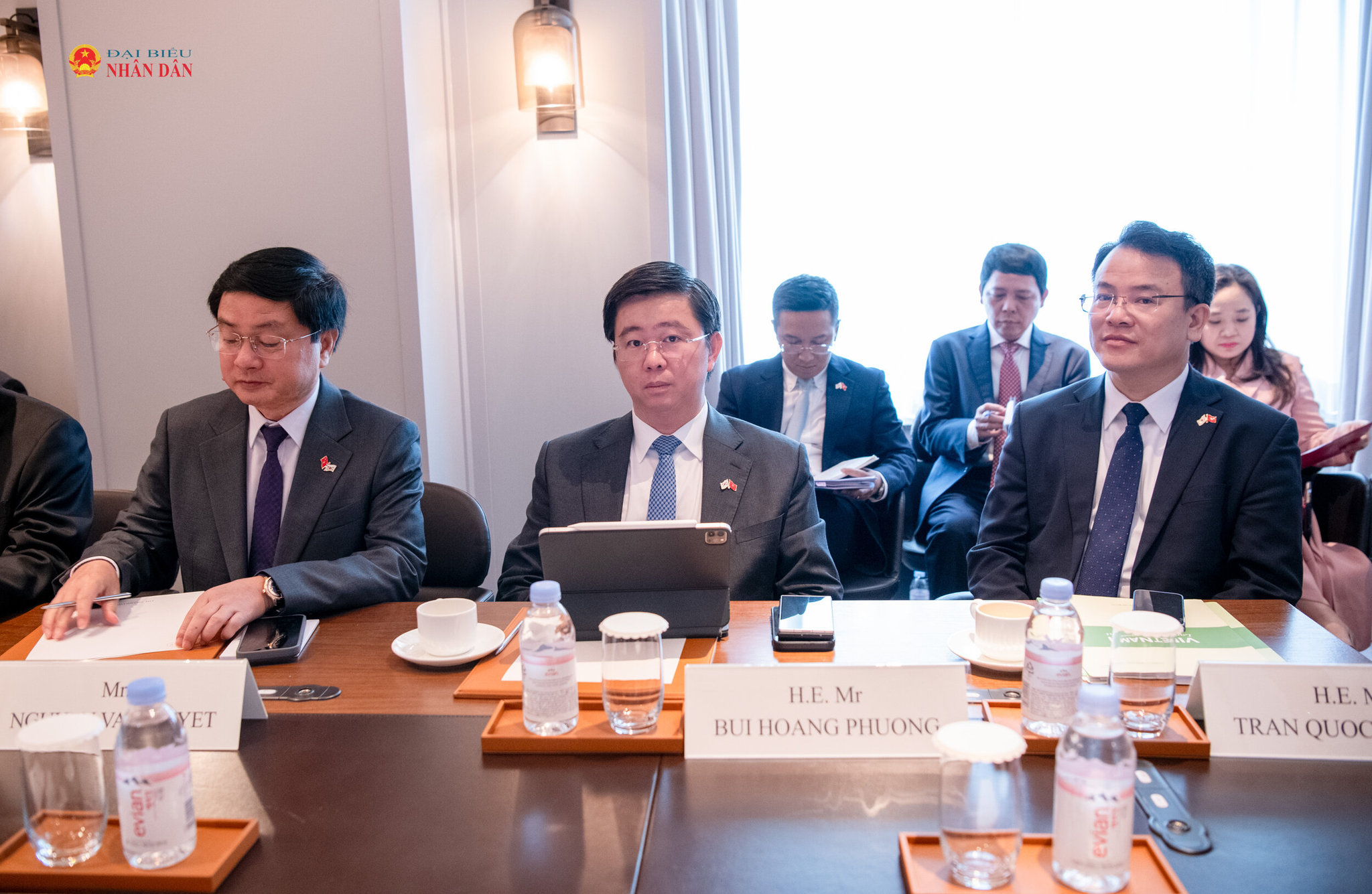 Đoàn đại biểu Việt Nam dự cuộc tiếp