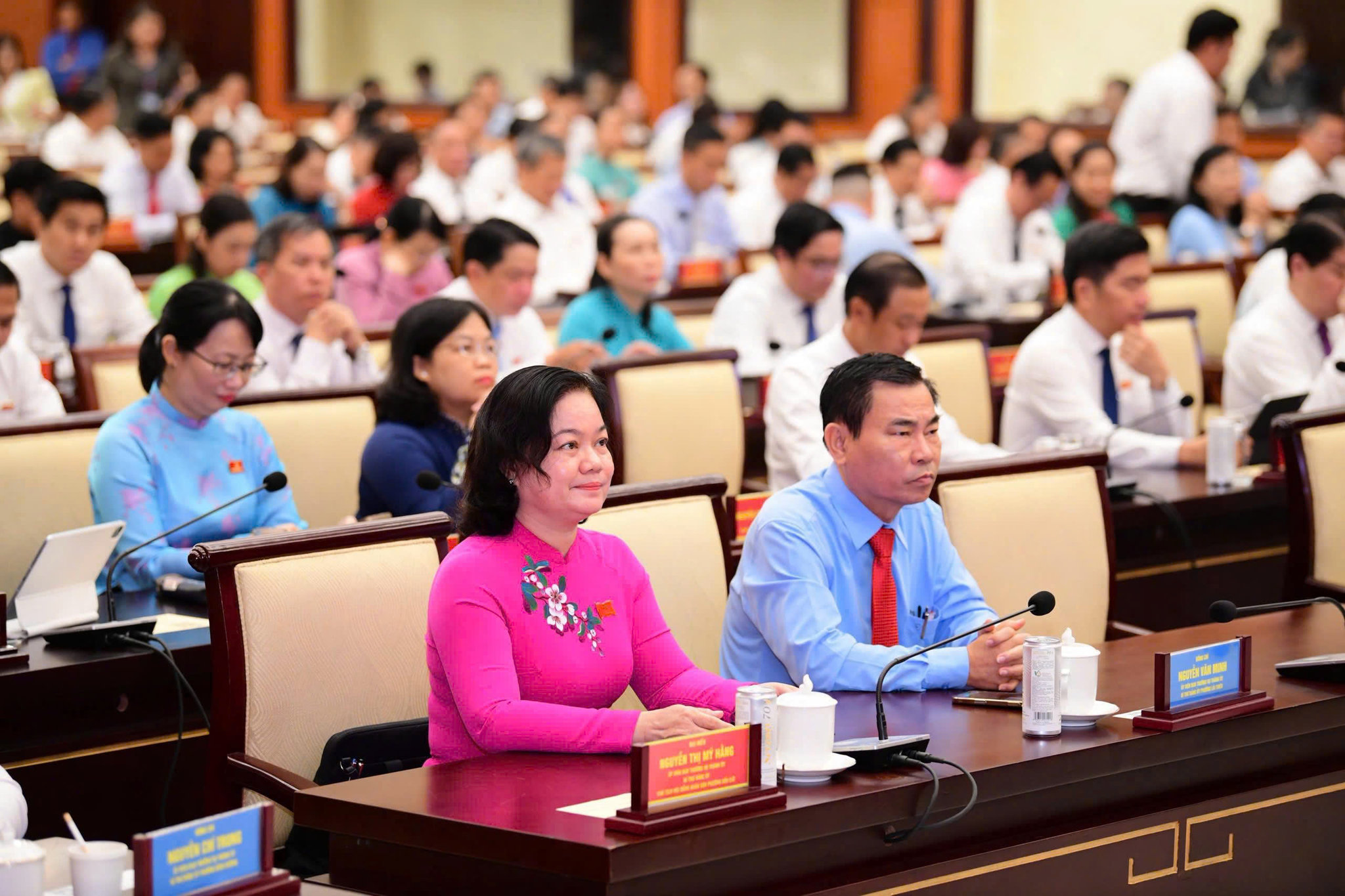 Các đại biểu tham dự Kỳ họp thứ Tư, HĐND thành phố Hồ Chí Minh