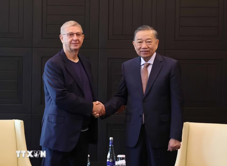 Tổng Bí thư, Chủ tịch nước Tô Lâm tiếp ông Vladimir Yevtushenkov, Nhà sáng lập Công ty Cổ phần đại chúng AFK Sistema