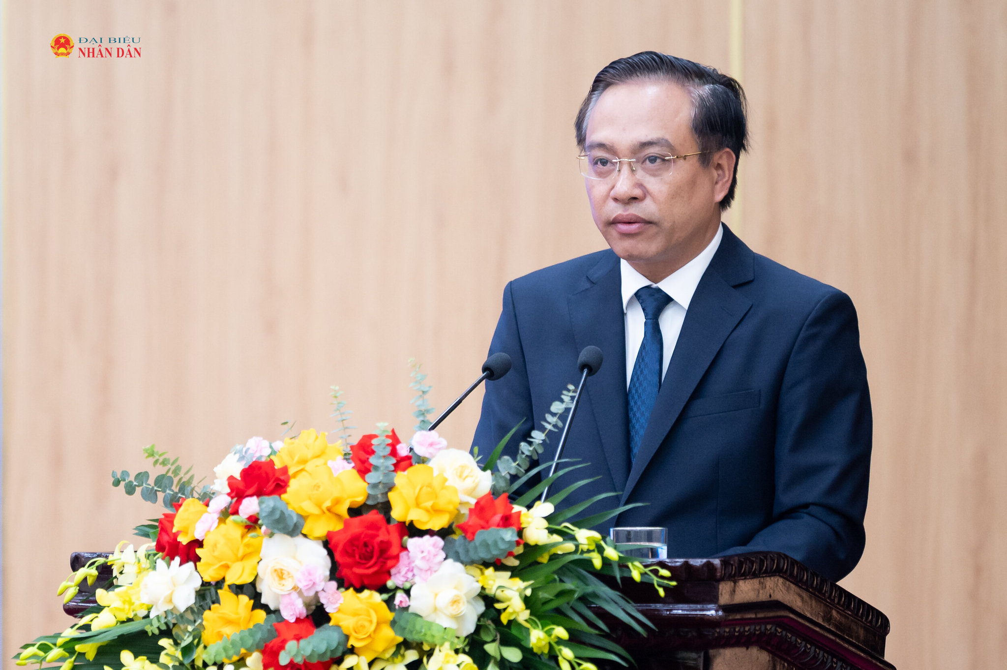 Phó Chủ tịch UBND tỉnh NInh Bình Đặng Thanh Sơn phát biểu
